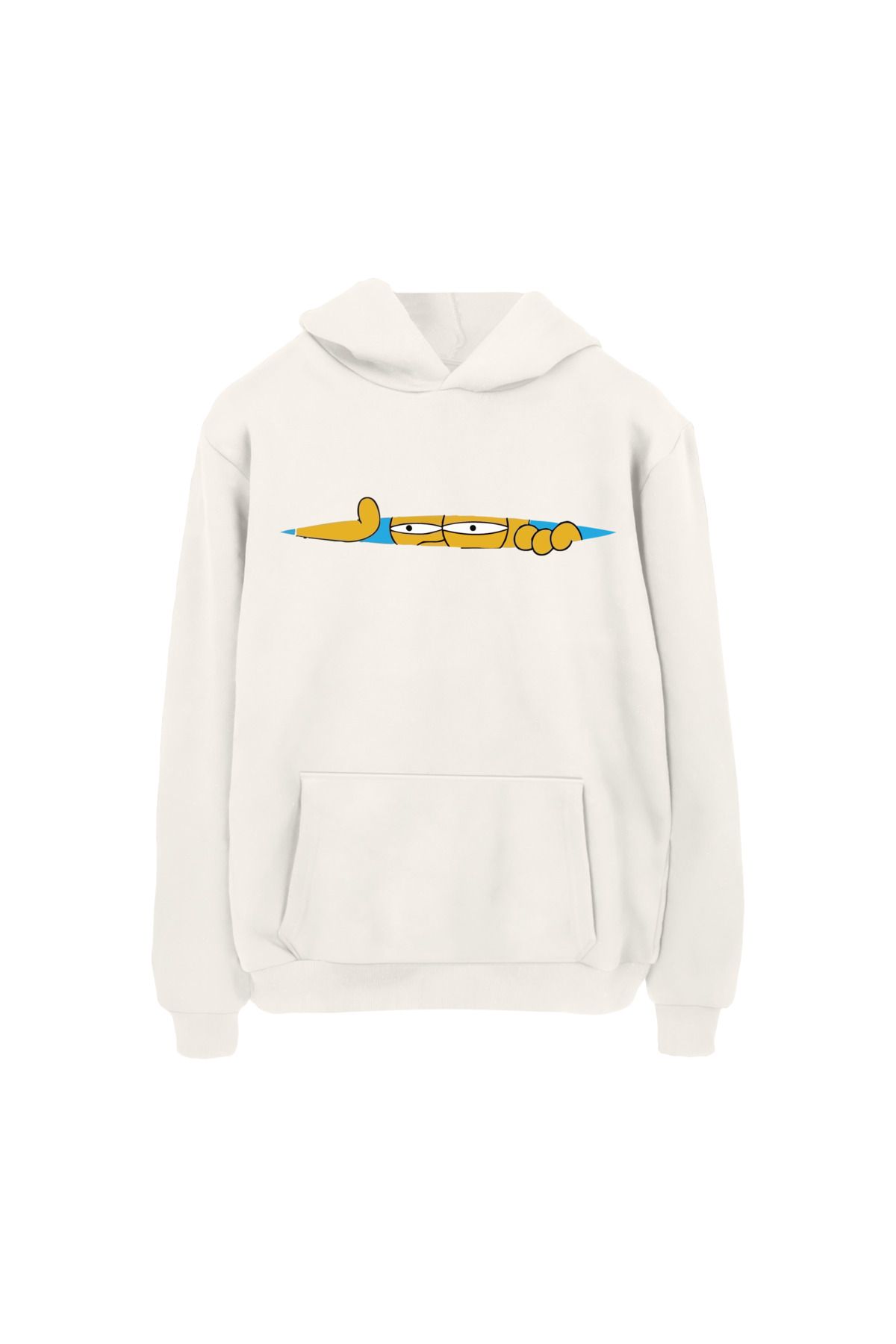 MODA Simpson Baskılı Şardonlu Hoodie