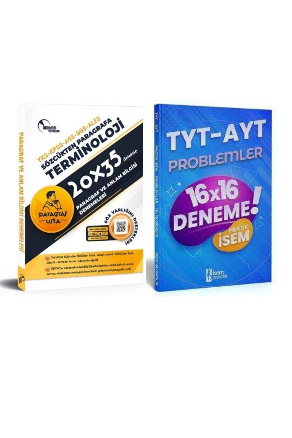 Doktrin Yayınları TYT AYT Paragraf ve Problem Deneme Seti (2 Kitap)