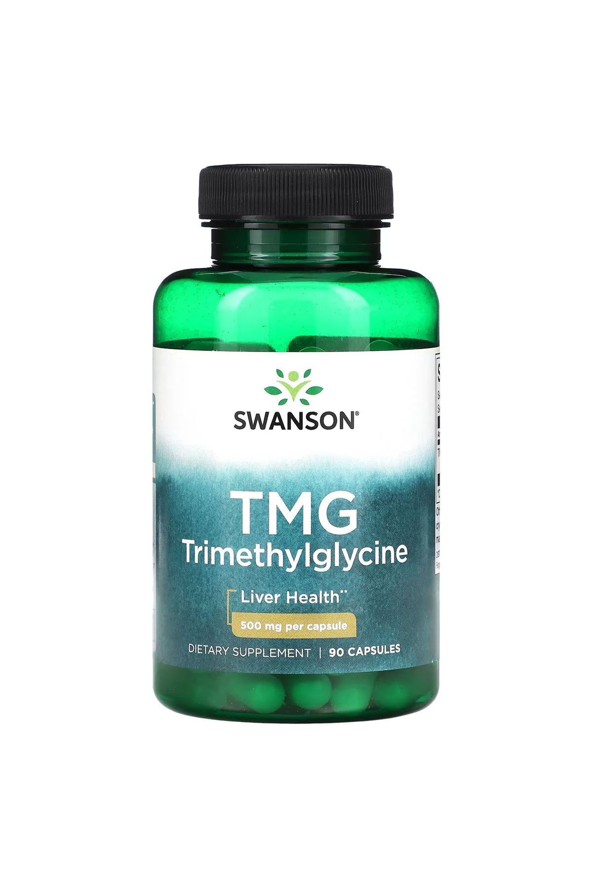 SWANSON TMG Trimetilglisin, 500 mg, 90 Kapsül.usa menşei.dmmedicine'den