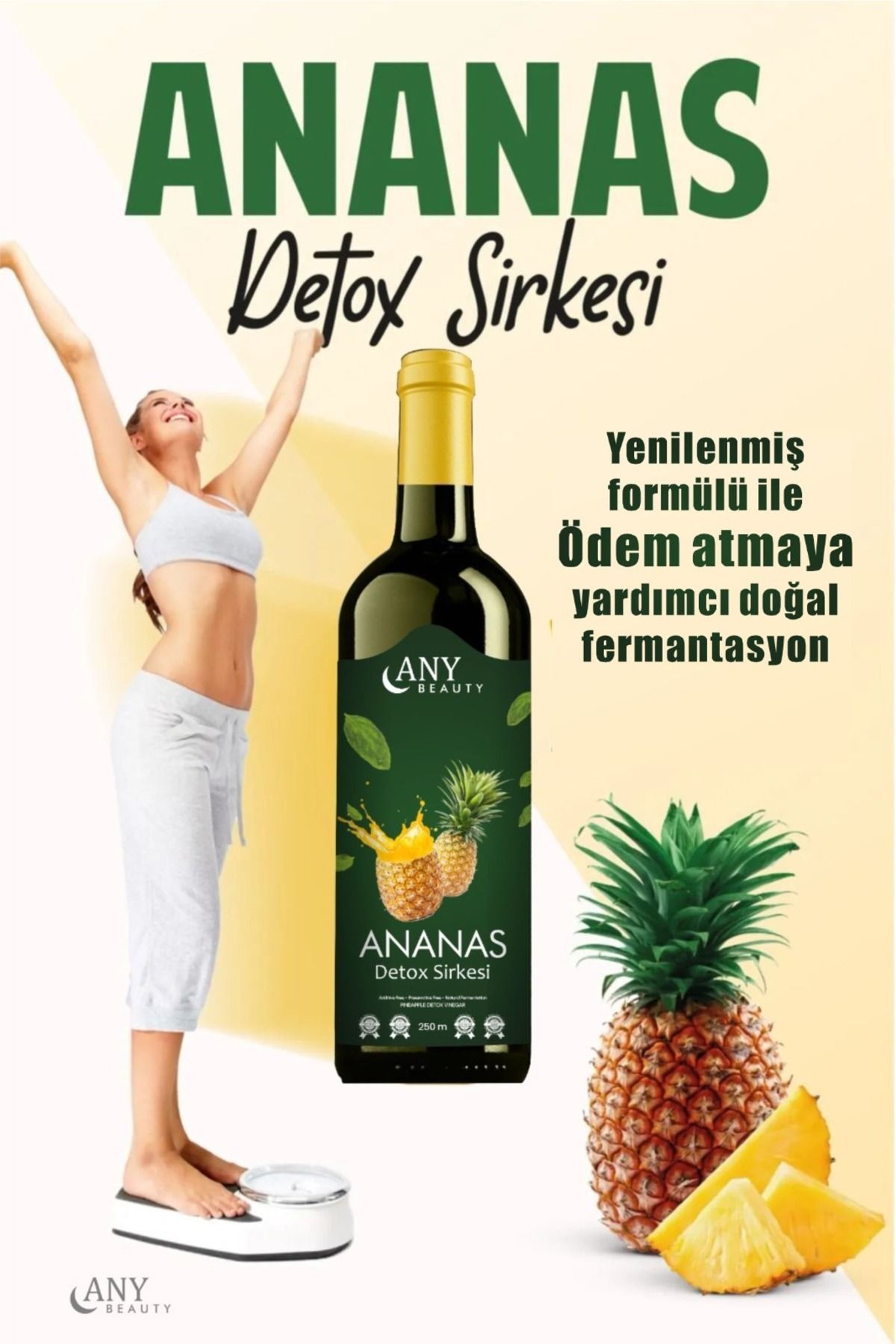 ayn beauty Detox Sirkesi Ödem Atmaya Kilo Vermeye Yardımcı Doğal , Yöntemi Detoks Sirkesi