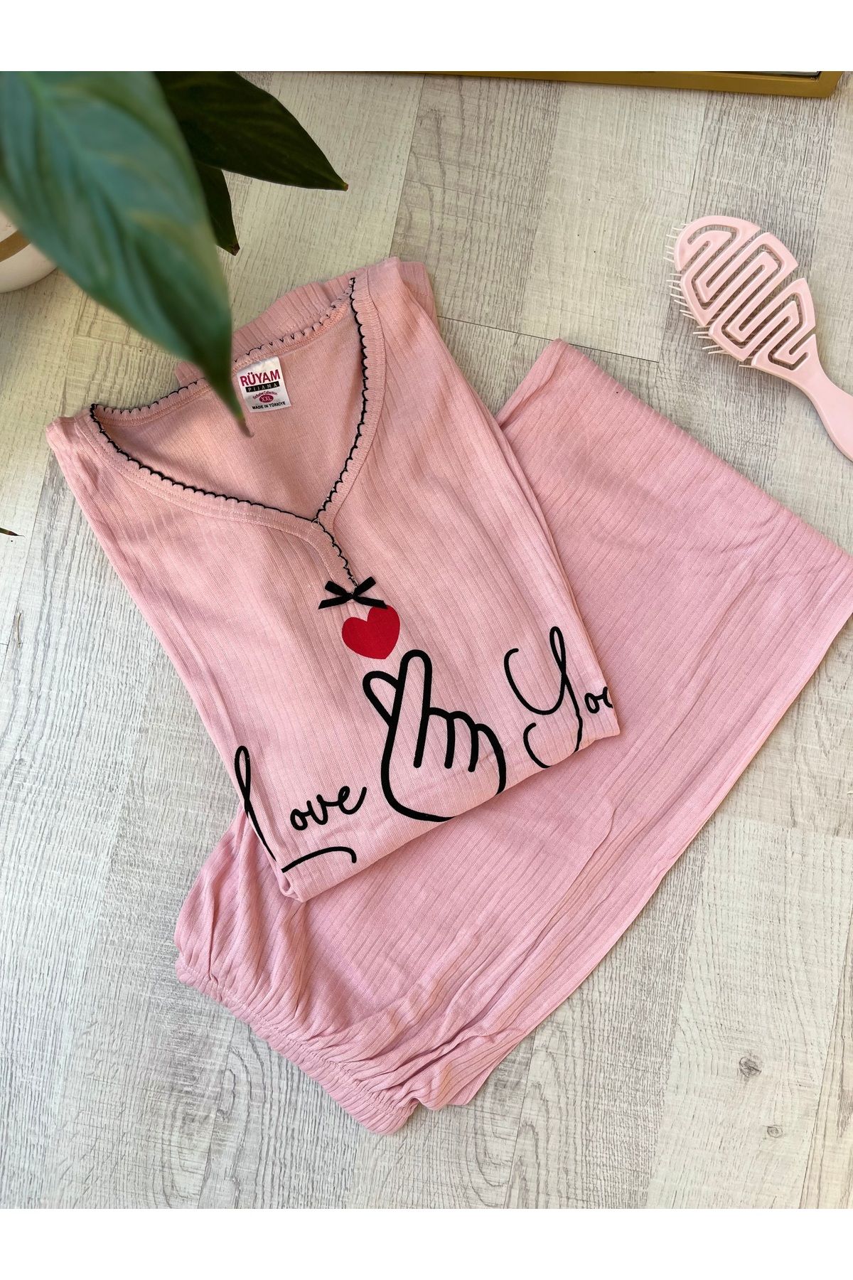 MODA Pinterest fitilli pijama takımı