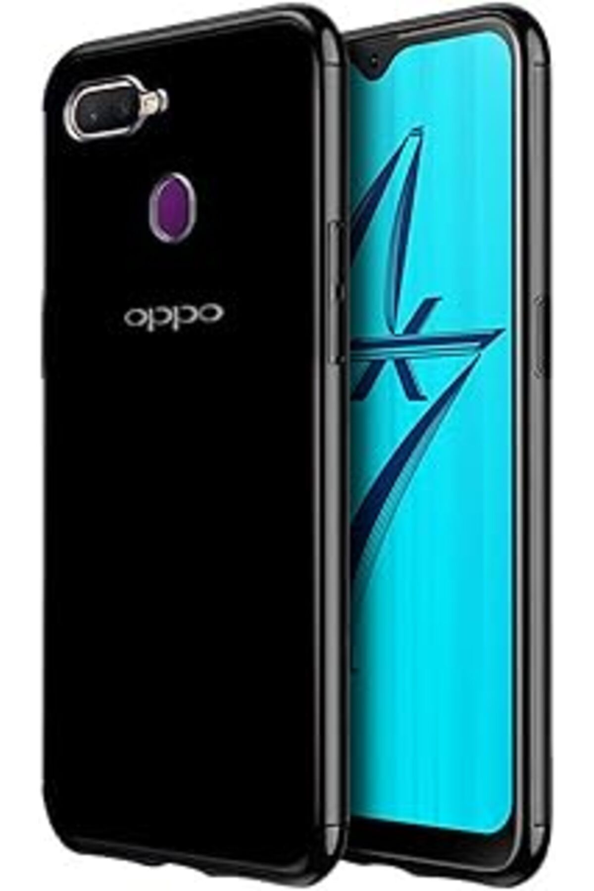 MAGNESİA Oppo F9 / F9 Pro Kılıf Skyfall Transparent Clear Siyah