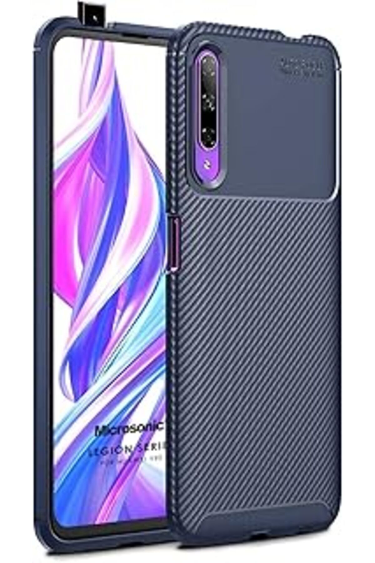 NZM TİCARET Huawei Y9S Için Kılıf Legion Series Lacivert [Y9S Ile Uyumlu Kılıf - Lacivert]