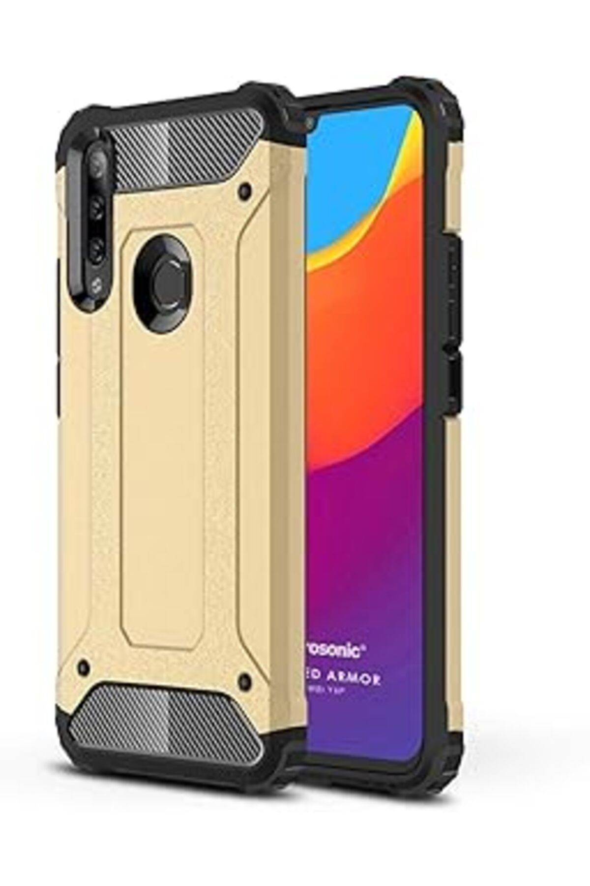 feifei Huawei Y6P Için Kılıf Rugged Armor [Y6P Ile Uyumlu Kılıf - ]