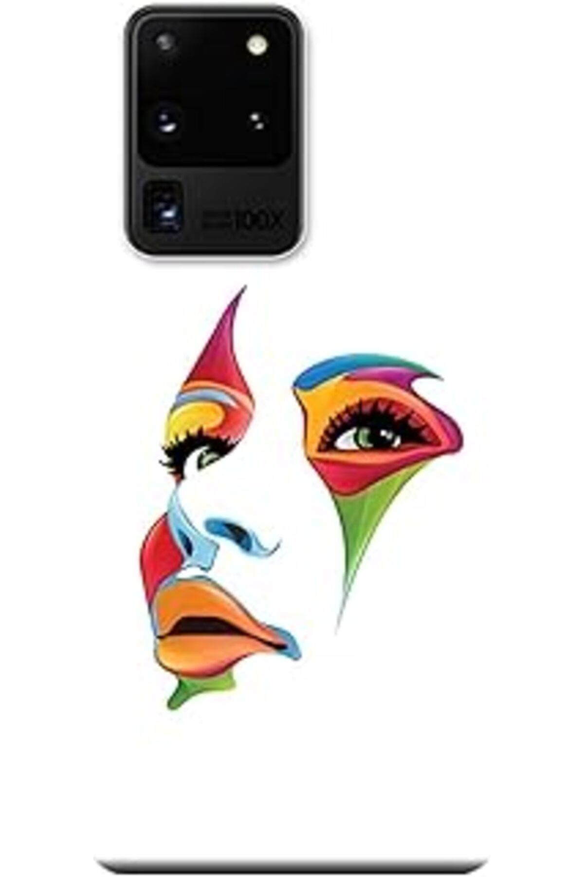 MAGNESİA Galaxy S20 Ultra Kılıf (Sm-G988B) Baskılı Silikon Face Stk:564