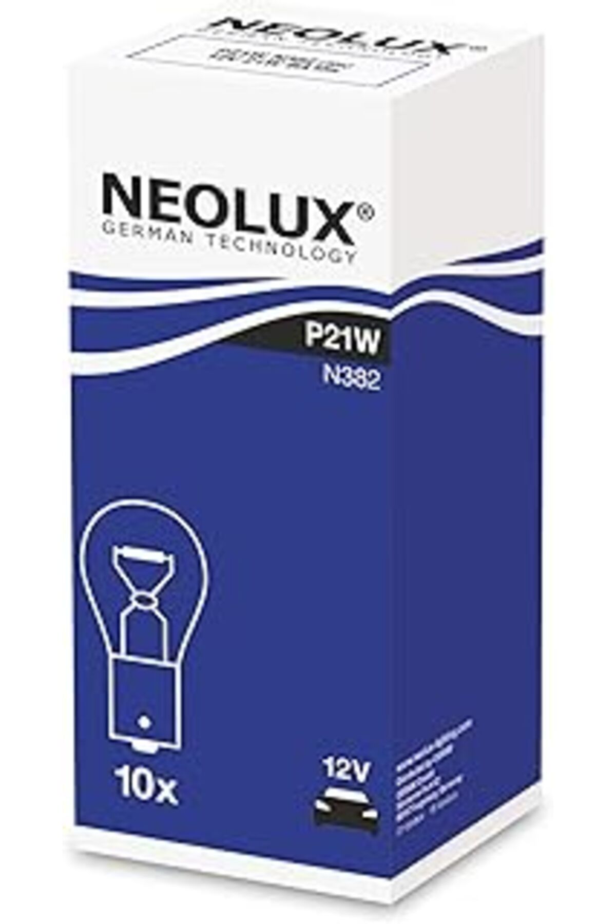 NZM TİCARET Neolux 12V 93 P21W Fren Sinyal Ampulü, 10'Lu Paket