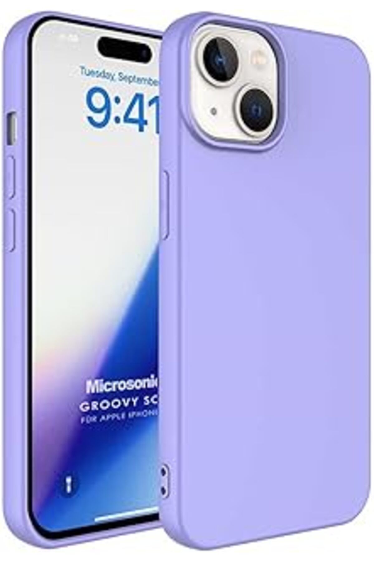 Ceet Markets Kılıf Iphone 15 Plus Için Groovy Soft Lila [Iphone 15 Plus Ile Uyumlu Kılıf - Lila]