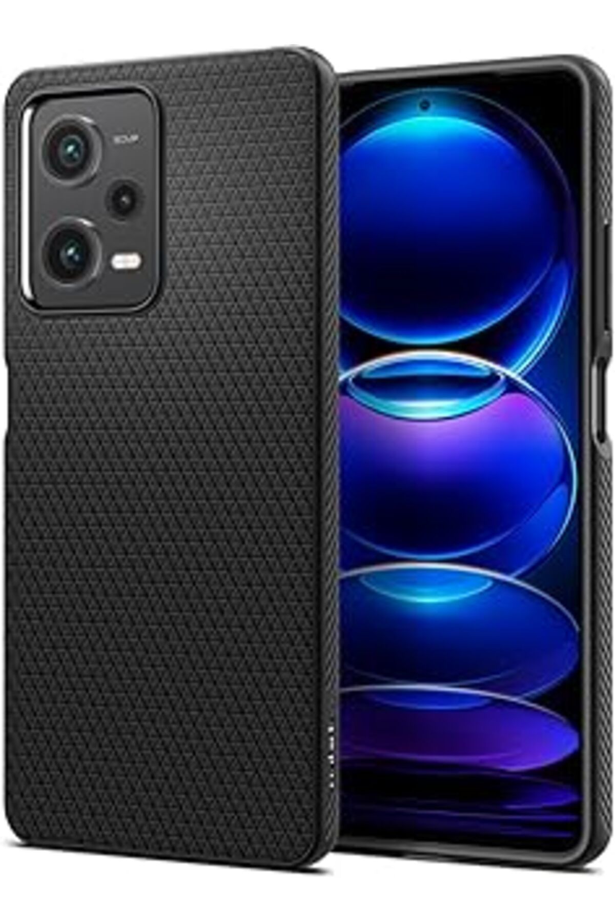 nerede bulurum Spigen Poco X5 Pro 5G / Redmi Note 12 Pro 5G Kılıf Liquid Air Matte Black - Acs05788