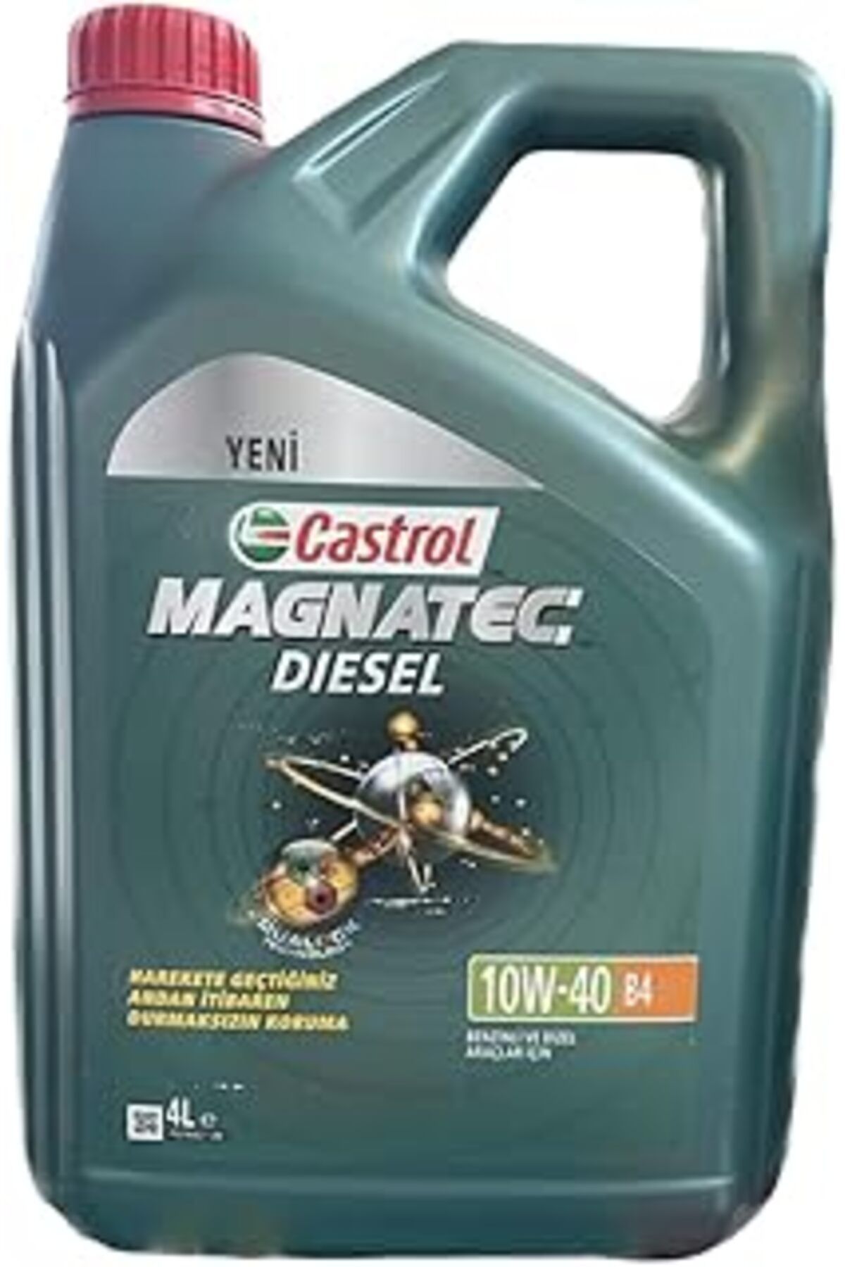 NZM TİCARET Castrol Magnatec 10W-40 B4 Dizel Motor Yağı 4 Litre