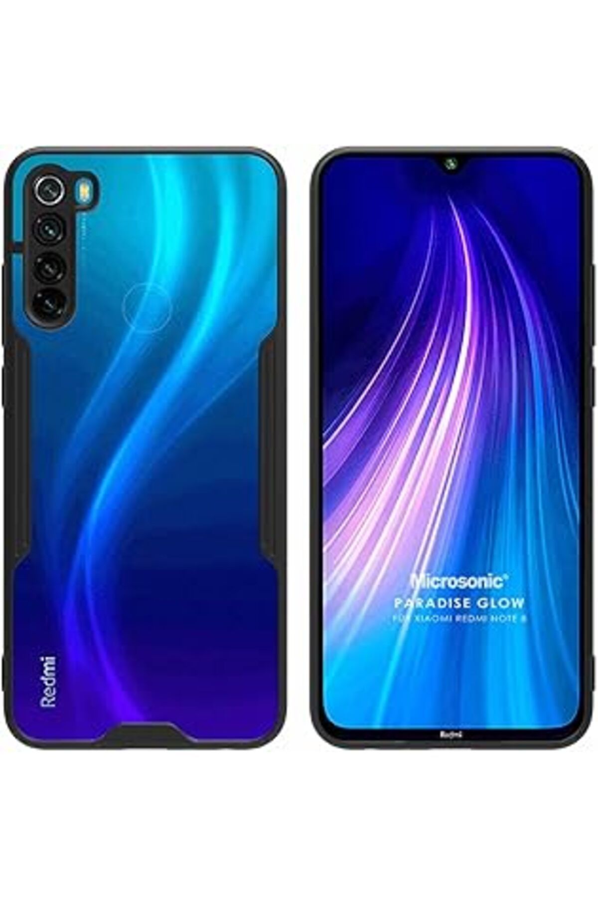 nerede bulurum Mi Redmi Note 8 Için Kılıf Paradise Glow Siyah [Redmi Note 8 Ile Uyumlu Kılıf - Siya