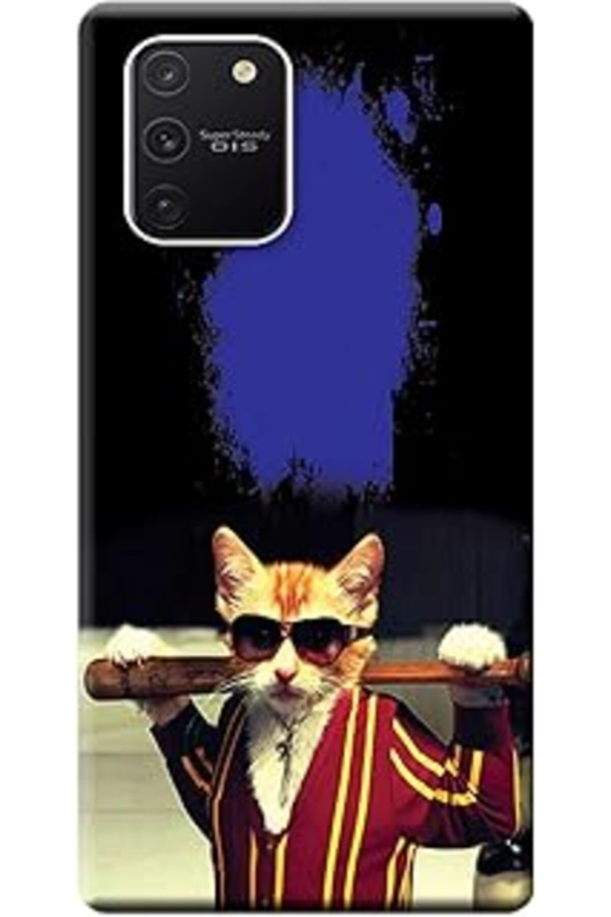 NZM TİCARET Galaxy S10 Lite Kılıf Sm-G770F Baskılı Silikon Artist Kedi Stk:481