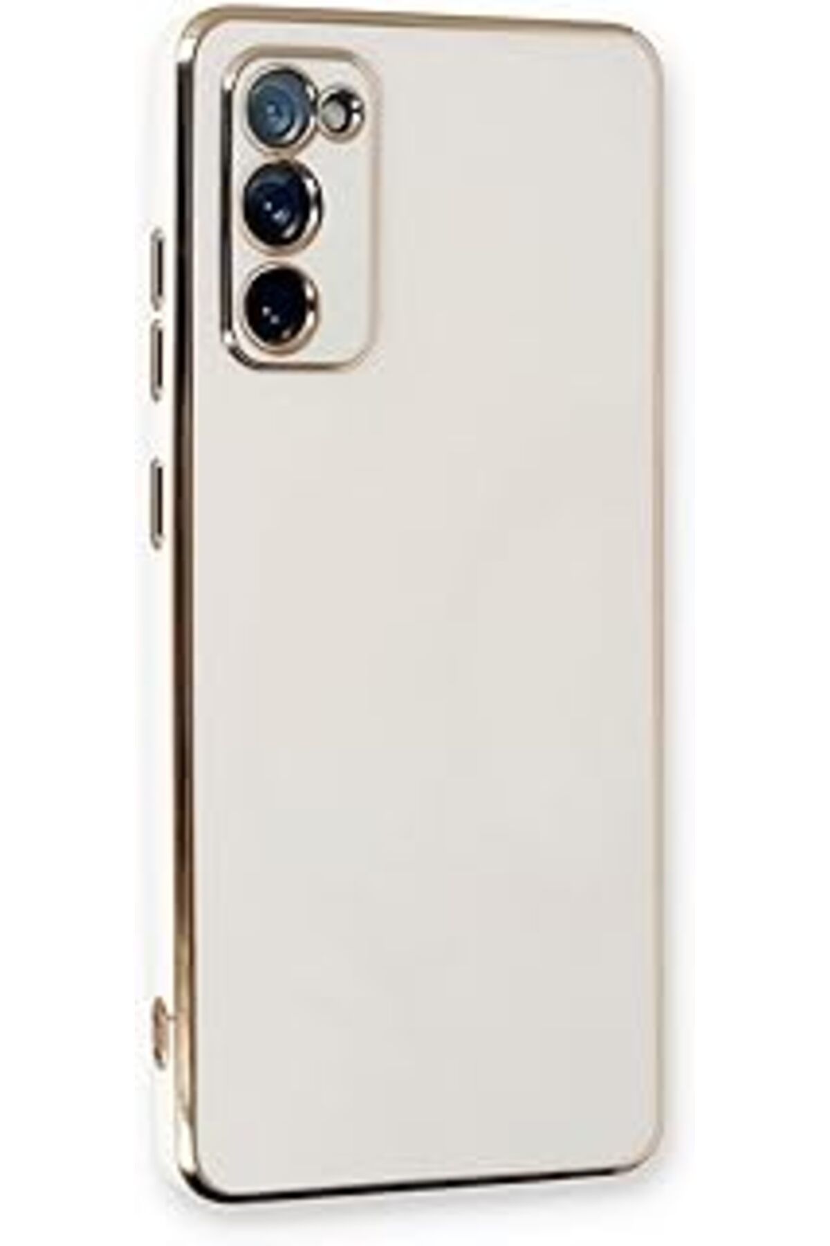 Epatim Galaxy S20 Fe Için Kılıf Olive Plated Beyaz [Galaxy S20 Fe Ile Uyumlu Kılıf - Be