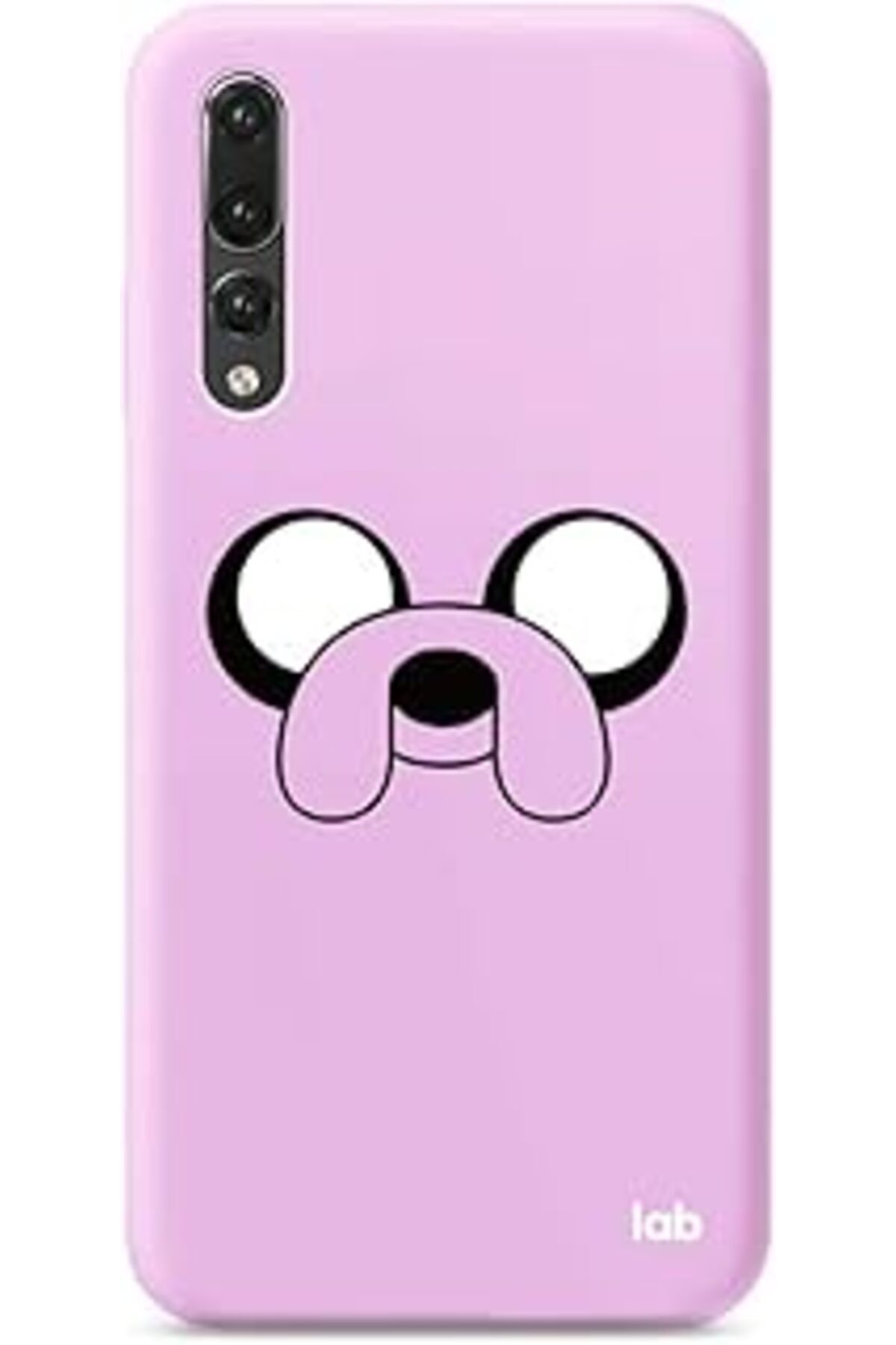 ALKAP Caseslab Huawei P20 Lite Pembe Silikon Telefon Kılıfı - Jack The Dog