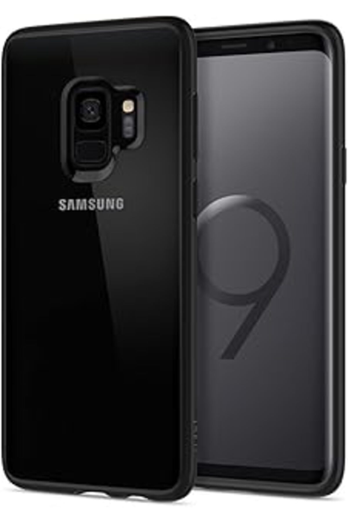 feifei Spigen Galaxy S9 Kılıf Ultra Hybrid Matte Black - 592Cs22837