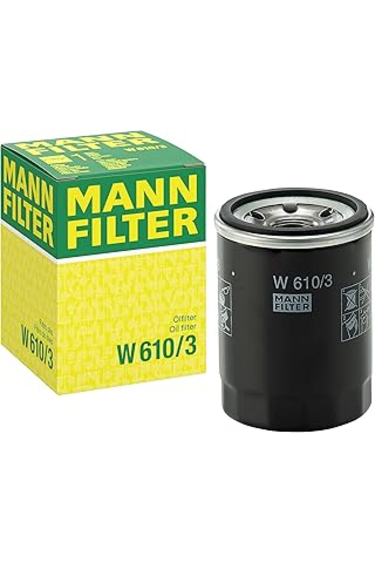 NZM TİCARET Mann-Filter W 610/3 Yağ Filtresi (Fiat)