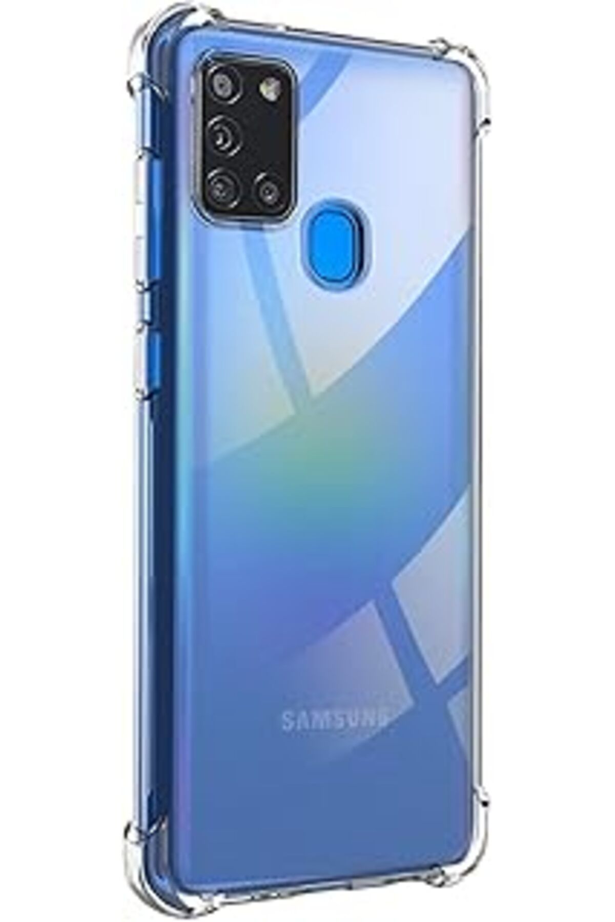 Ceet Markets Kzy İLşim Galaxy A21S Şeffaf Airbag Antishock Köşe Korumalı Silikon Kılıf