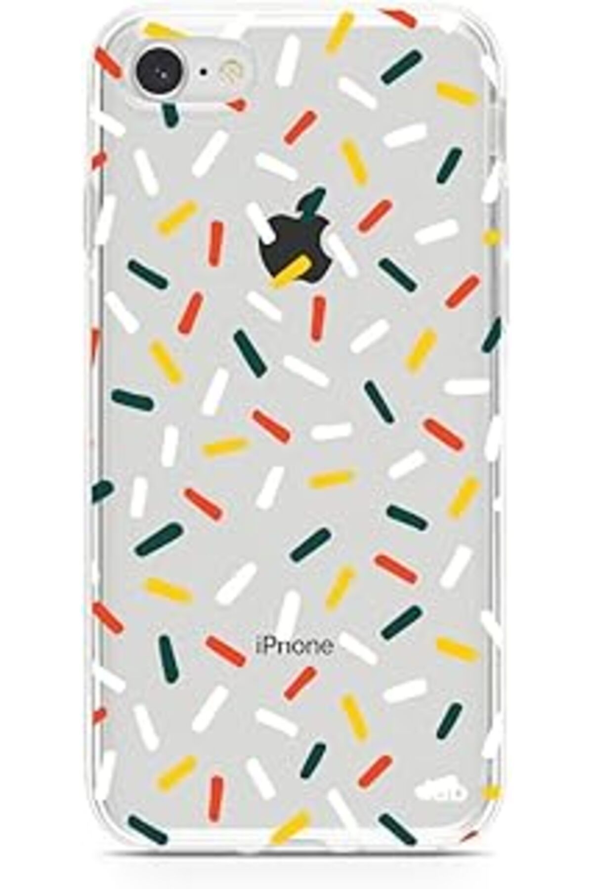 MAGNESİA Caseslab Iphone 7/8 Şeffaf Telefon Kılıfı - Confetti New Year