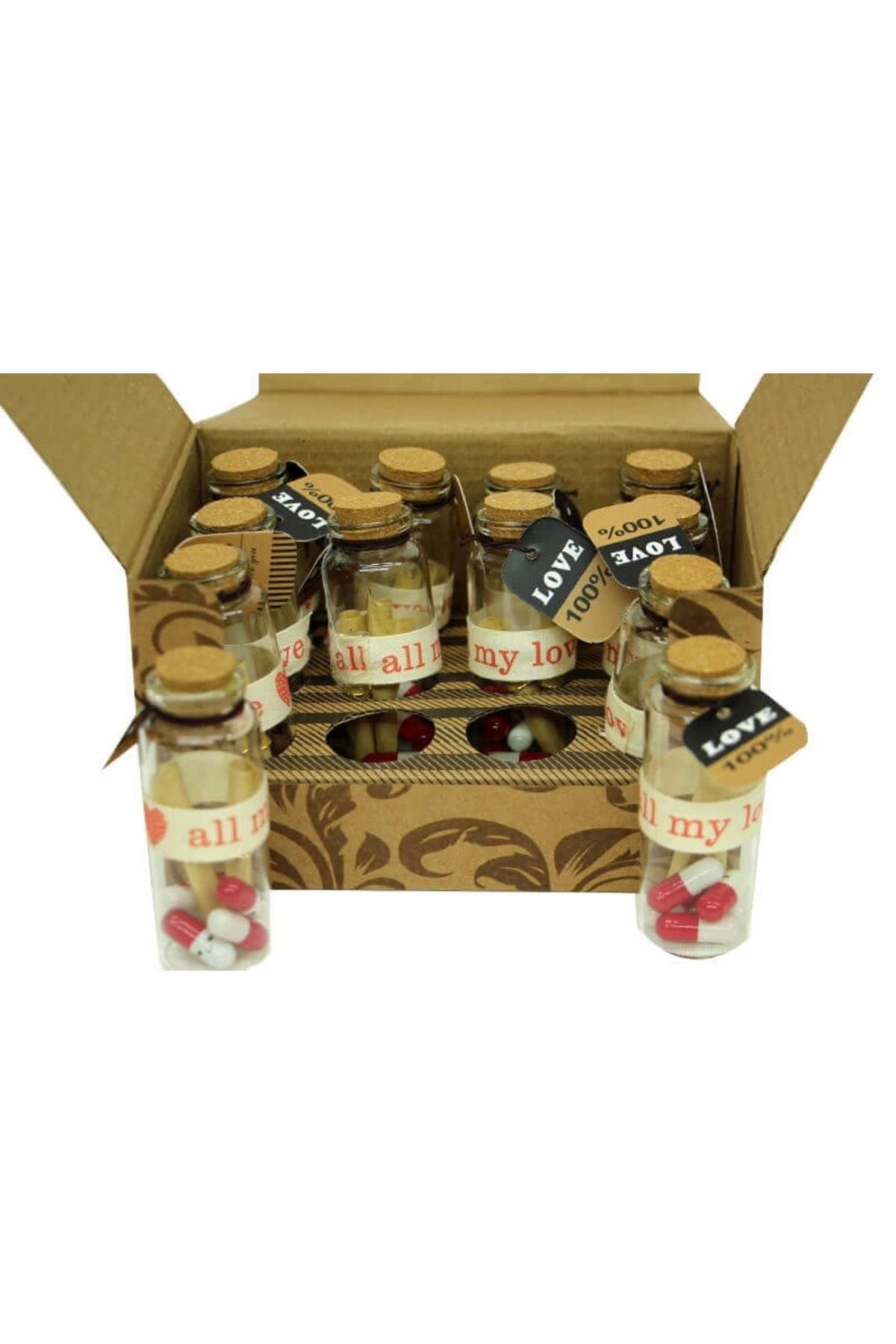 ÇAVDAR Dilek Şişesi Love 12'li Paket