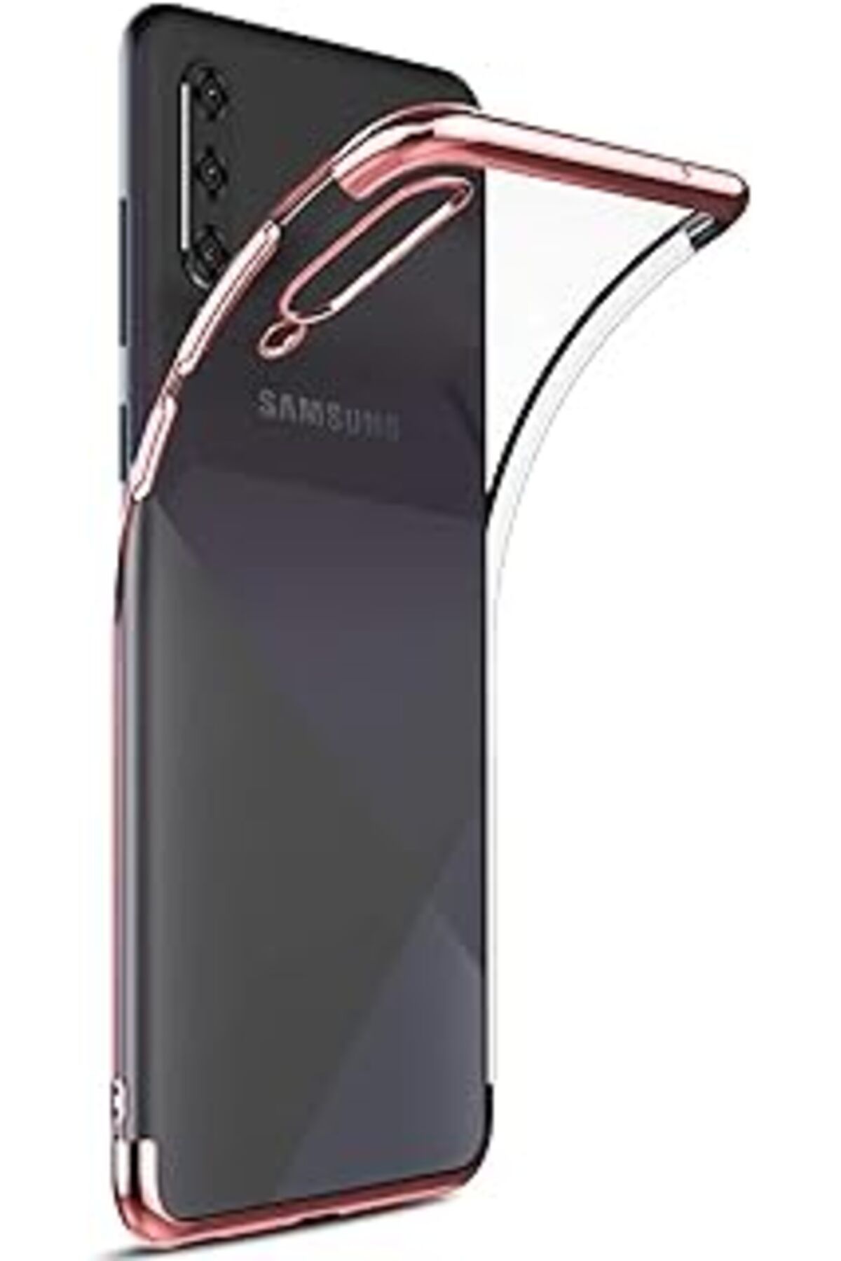 nazeninstoğu Caseup Galaxy M30 Uyumlu Kılıf, Laser Glow Rose