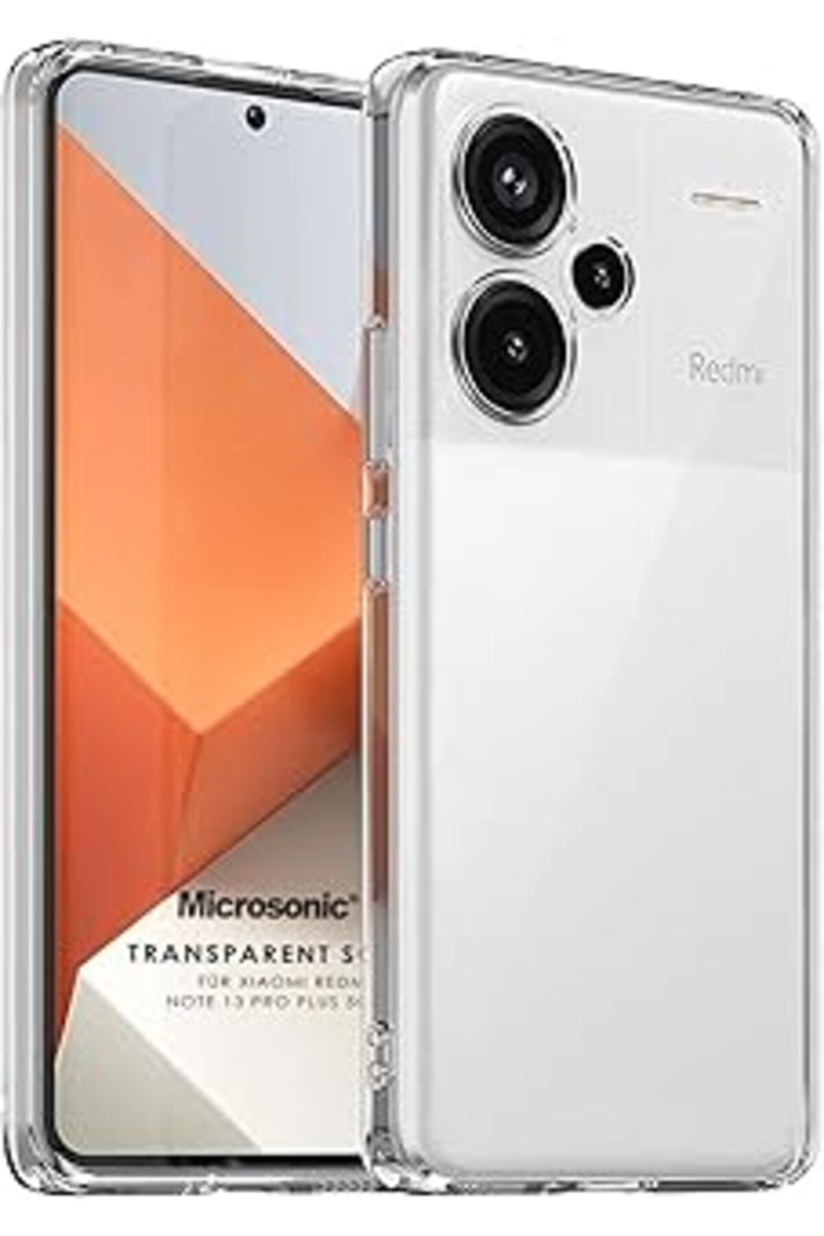 NZM TİCARET Mi Redmi Note 13 Pro Plus 5G Için Kılıf Transparent Soft Şeffaf [Redmi Note 13 Pro P