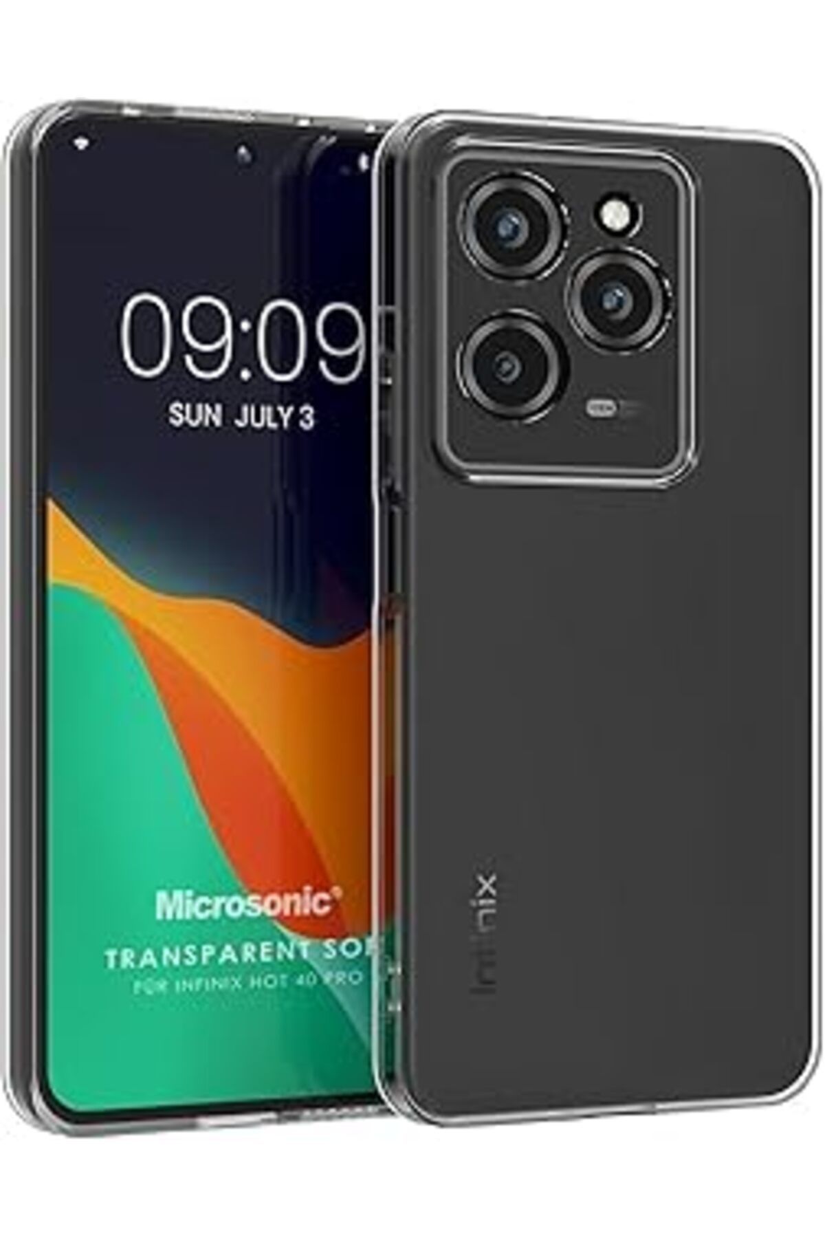 NZM TİCARET Infinix Hot 40 Pro Için Kılıf Transparent Soft Şeffaf [Hot 40 Pro Ile Uyumlu Kılıf - Şef