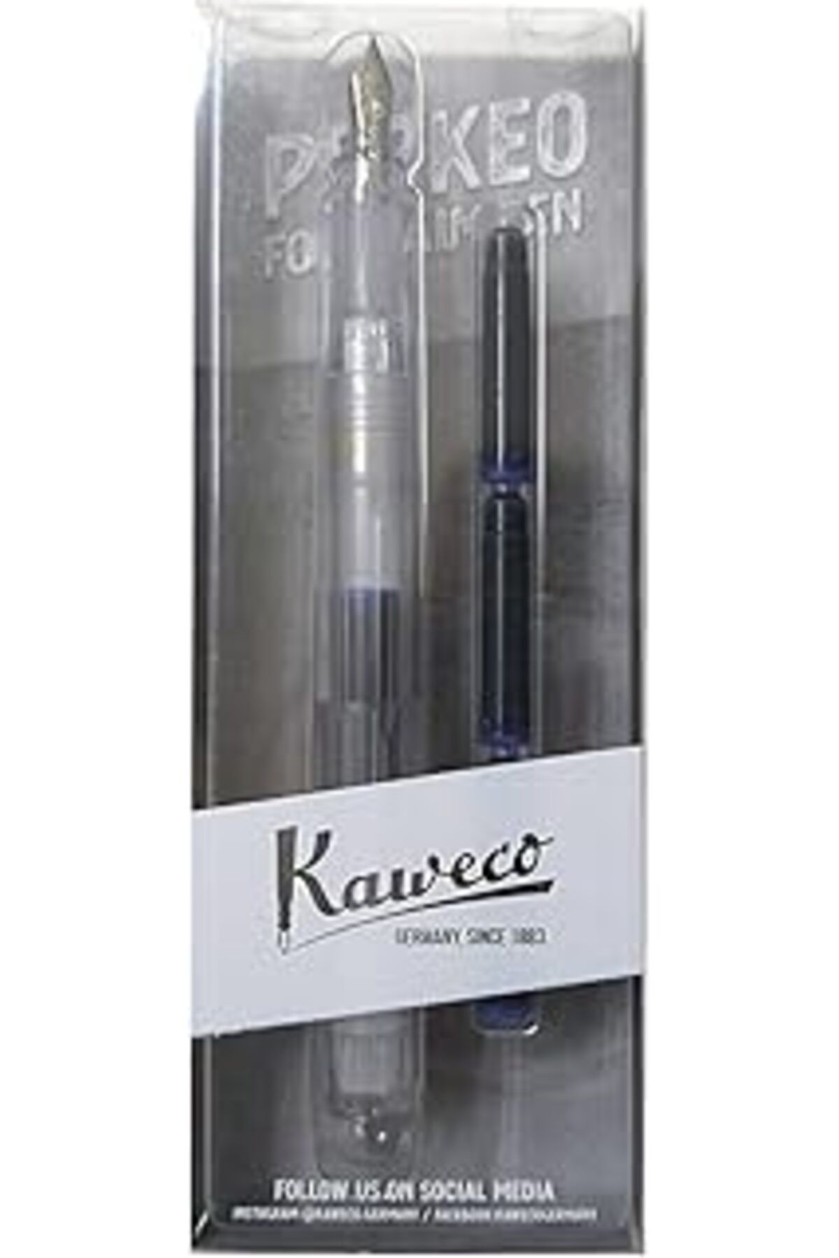 nazeninstoğu Kaweco 10002242 Perkeo Dolma Kalem Set Şeffaf F Uç