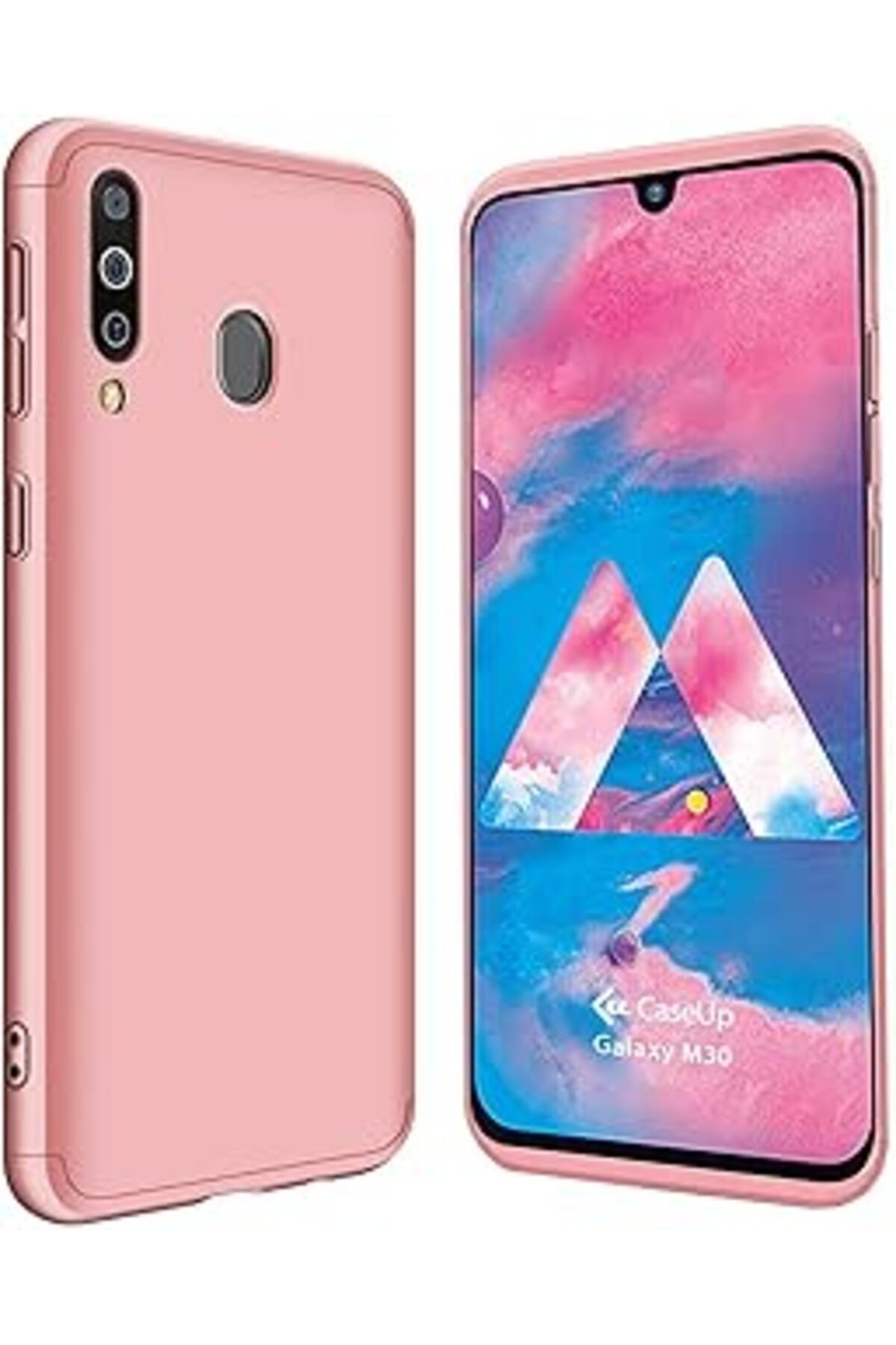 Ceet Markets Caseup Galaxy M30 Uyumlu Kılıf, Caseup Triple Deluxe Shield Rose