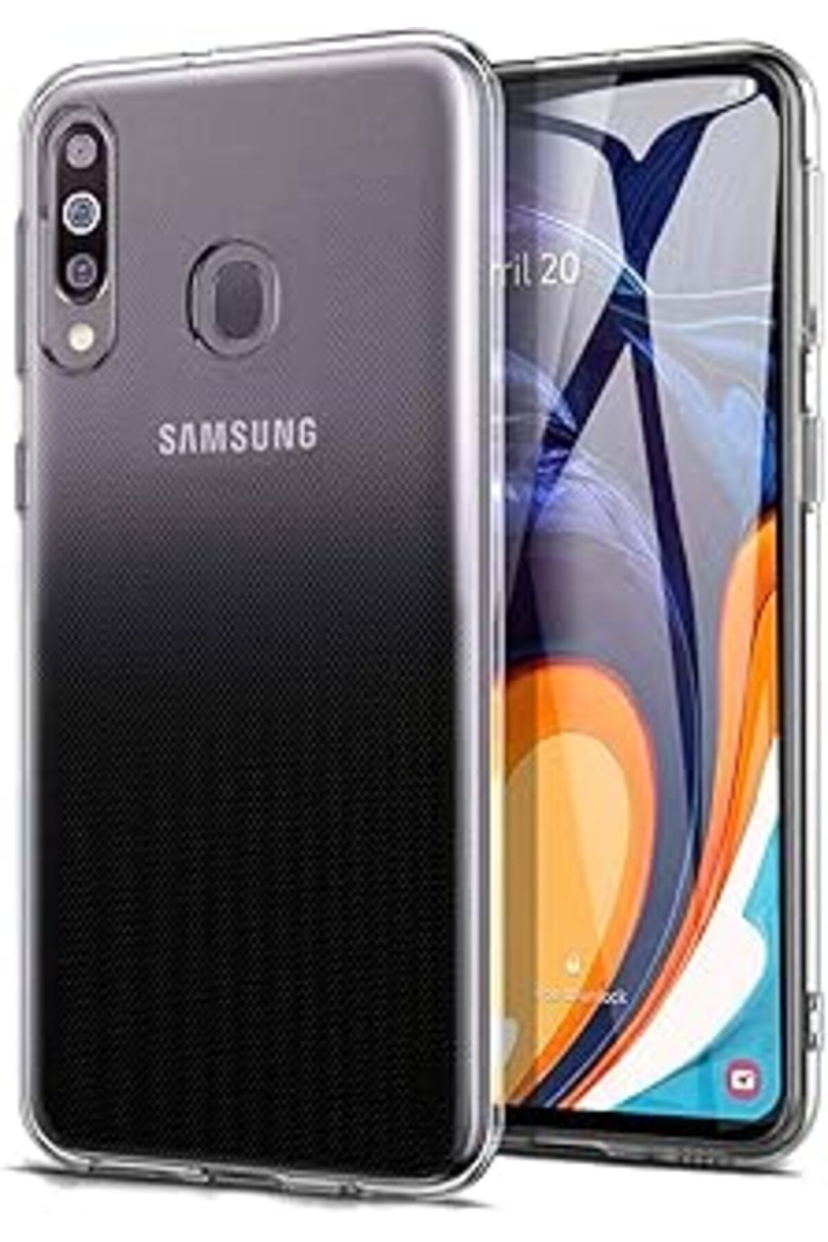 nerede bulurum Galaxy M40 Için Kılıf Transparent Soft Beyaz [Galaxy M40 Ile Uyumlu Kılıf - Beya