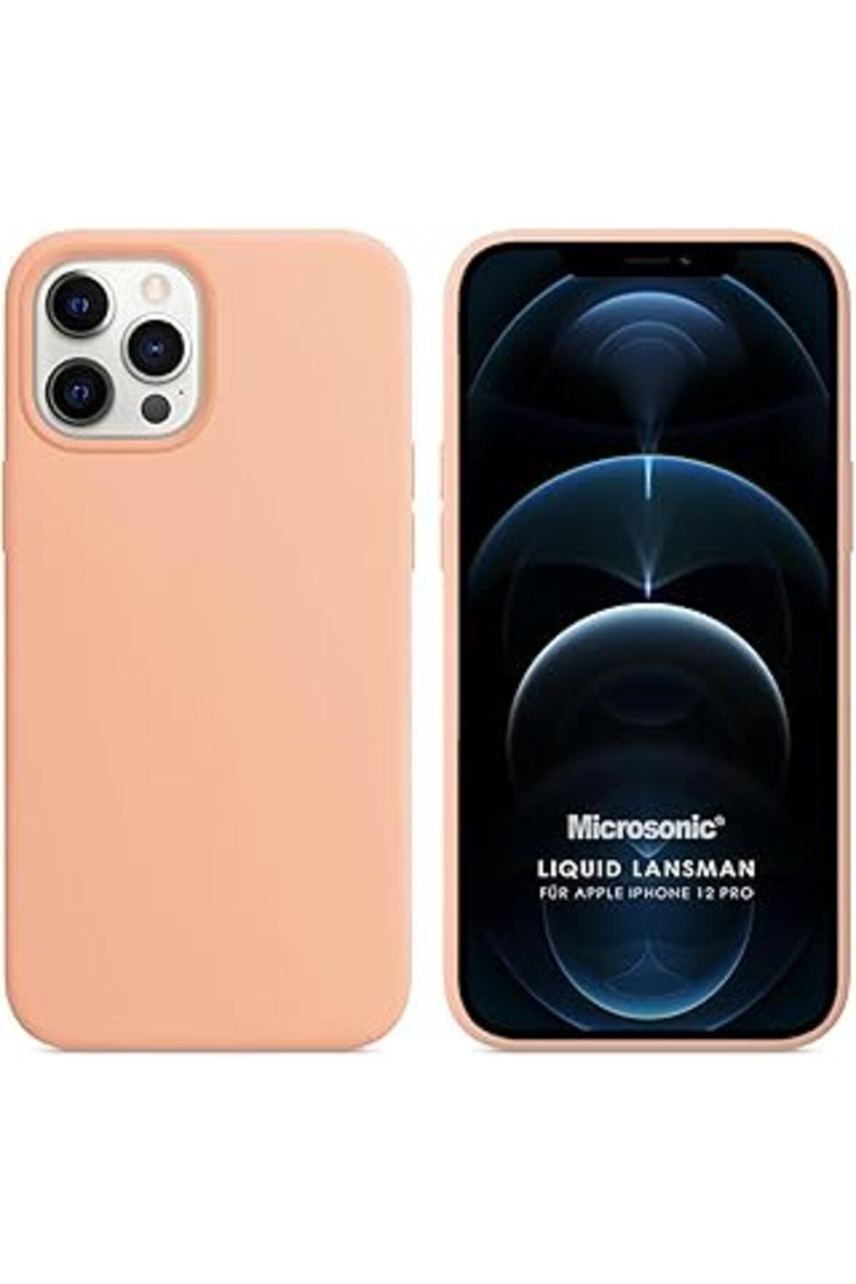 nerede bulurum Iphone 12 Pro Için Kılıf Liquid Lansman Silikon Rose [Iphone 12 Pro Ile Uyuml