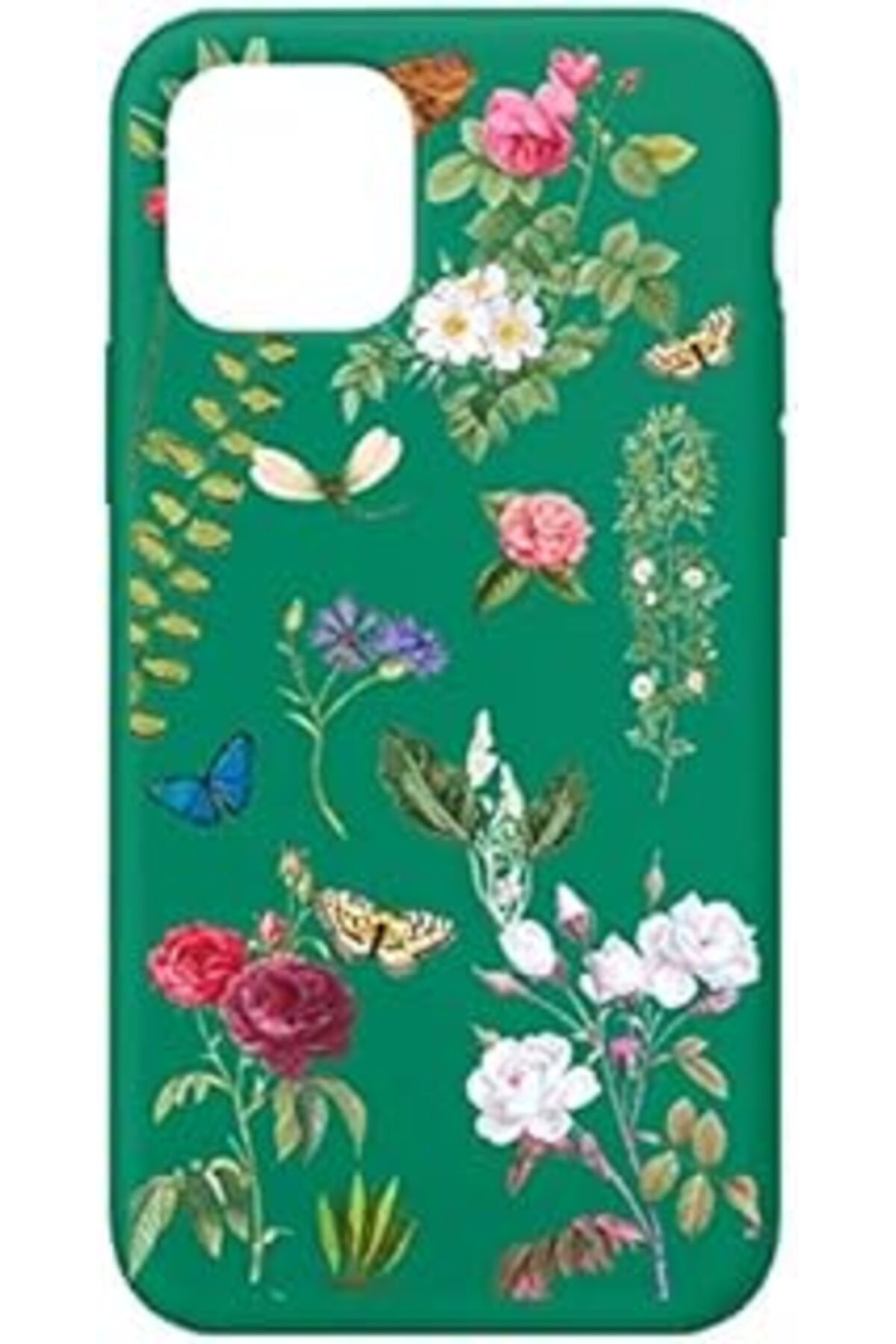 feifei Sumthincs St311 Flowers Premium Yeşil Iphone 11 Pro Için Telefon Kılıfı