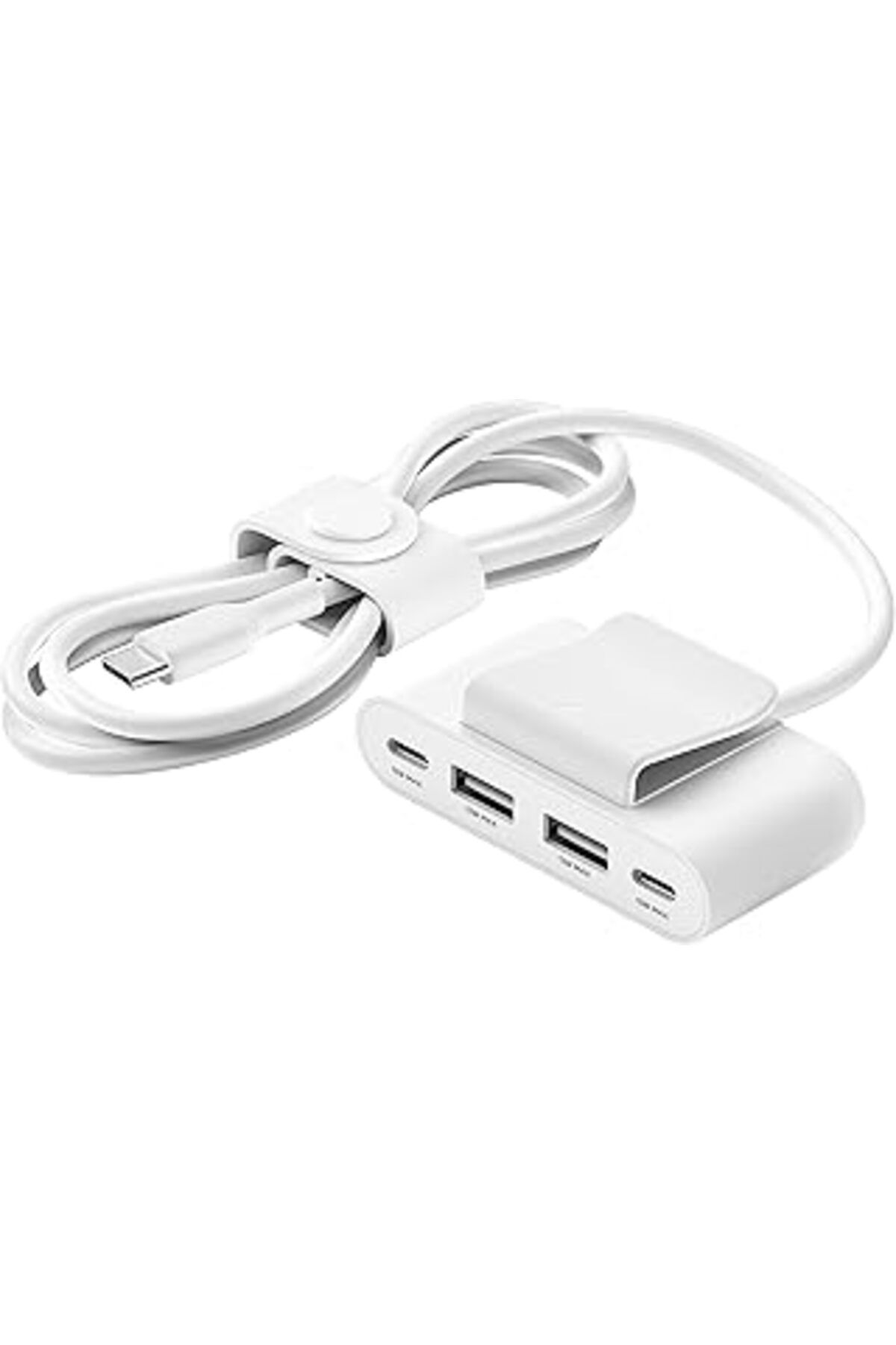 nerede bulurum 4 Portlu Usb Dağıtıcı, 2 M Kablolu, 2 Usb-C Ve 2 Usb-A Bağlantı Noktası, 30 W Gücünde Usb Ad