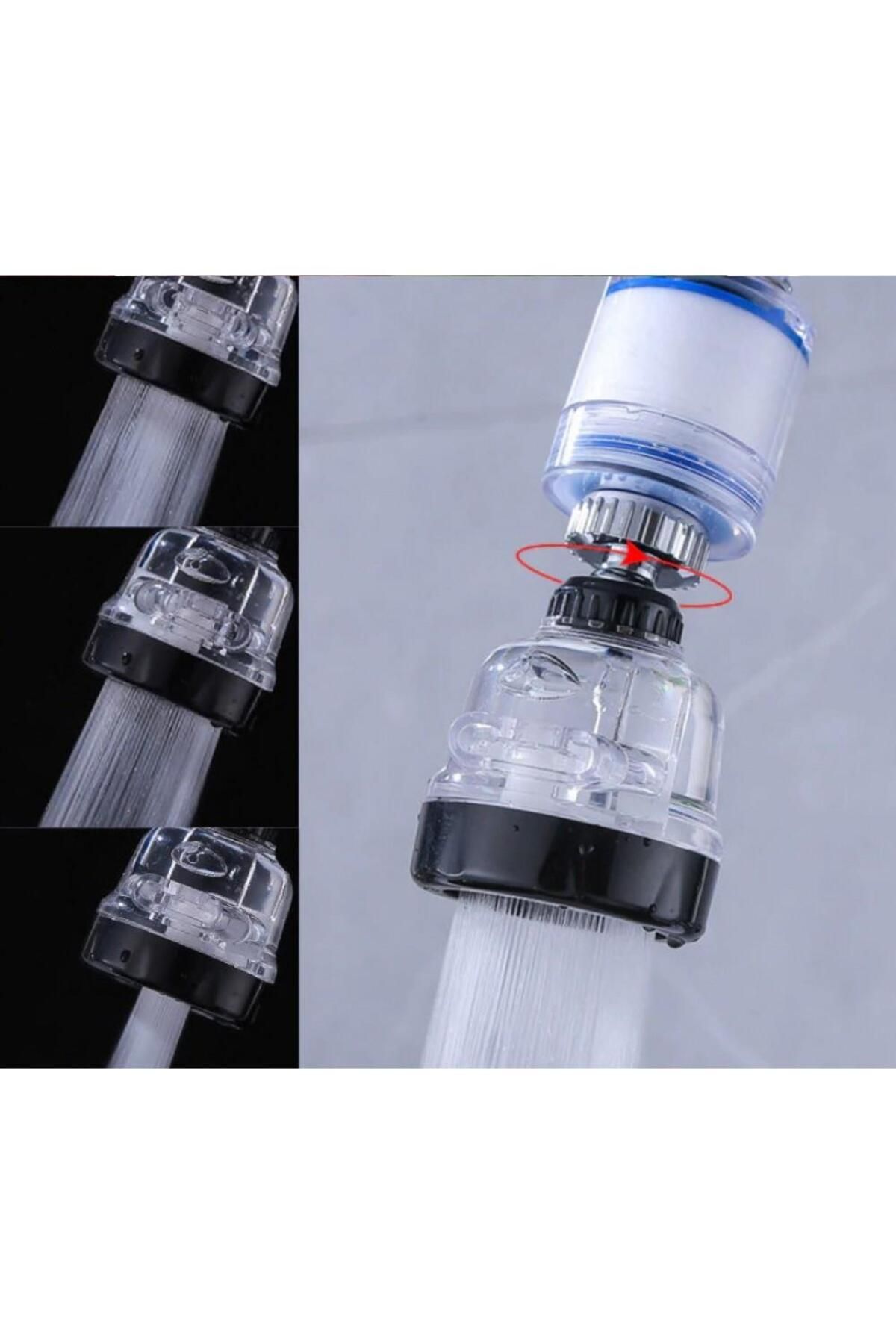 CMT-3 Functions Transparent Water Purifier 360 Degree Rotating Faucet Head Faucet Booster 4