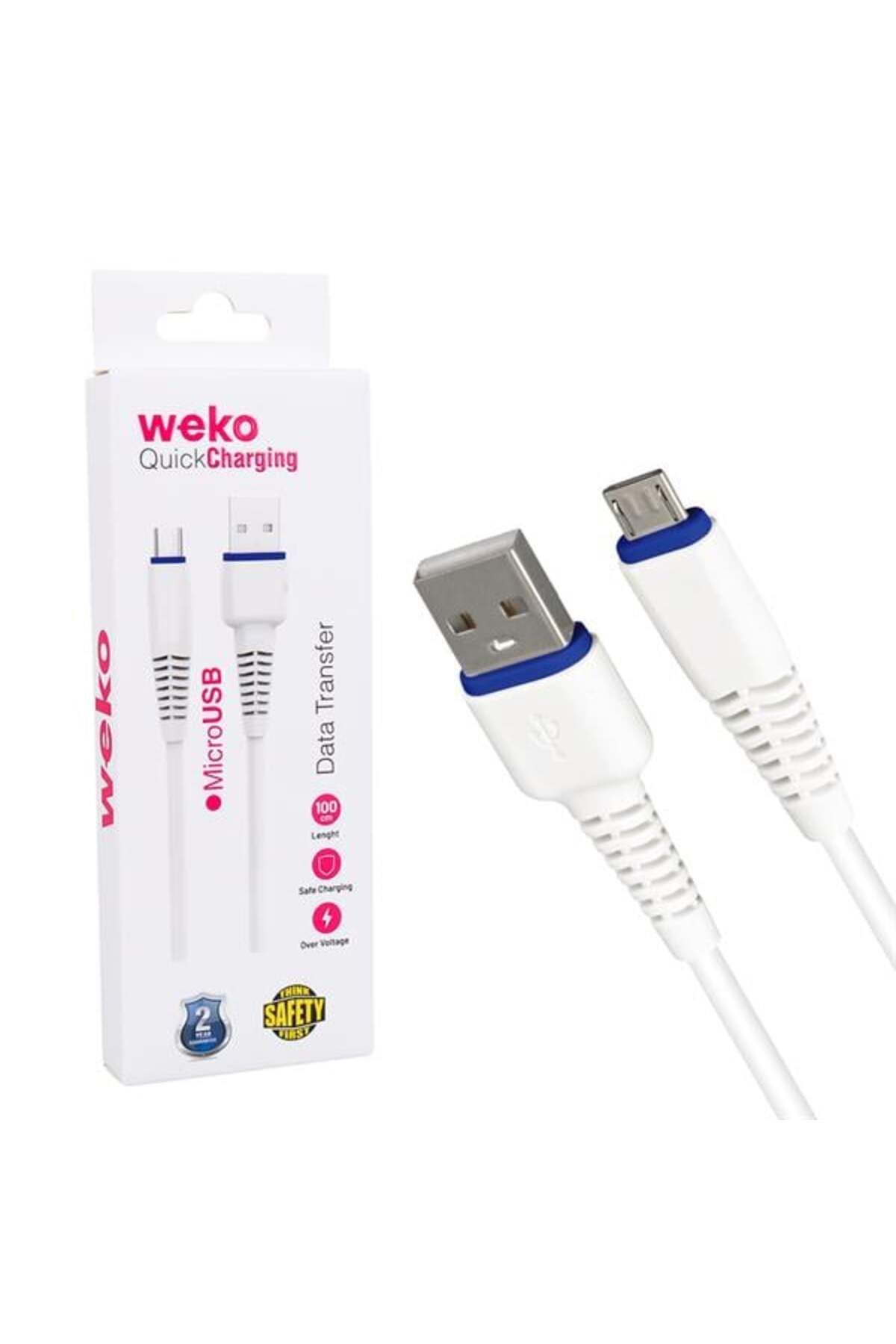 NZM TİCARET Wk-22020 Usb To Micro Usb 1 Mt Şarj Kablosu (No:2)