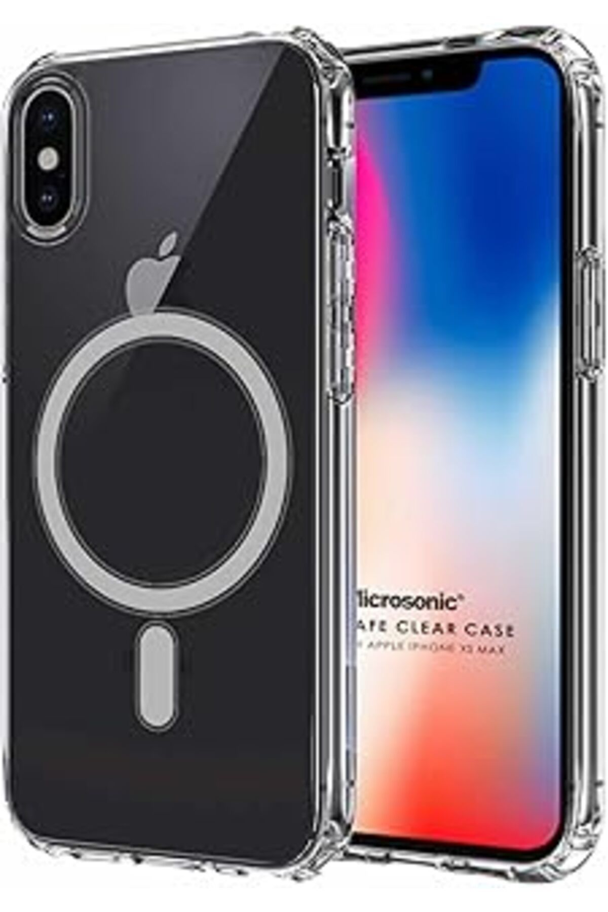 NZM TİCARET Iphone Xs Max Için Kılıf Magsafe Clear Soft Şeffaf [Iphone Xs Max Ile Uyumlu Kılıf