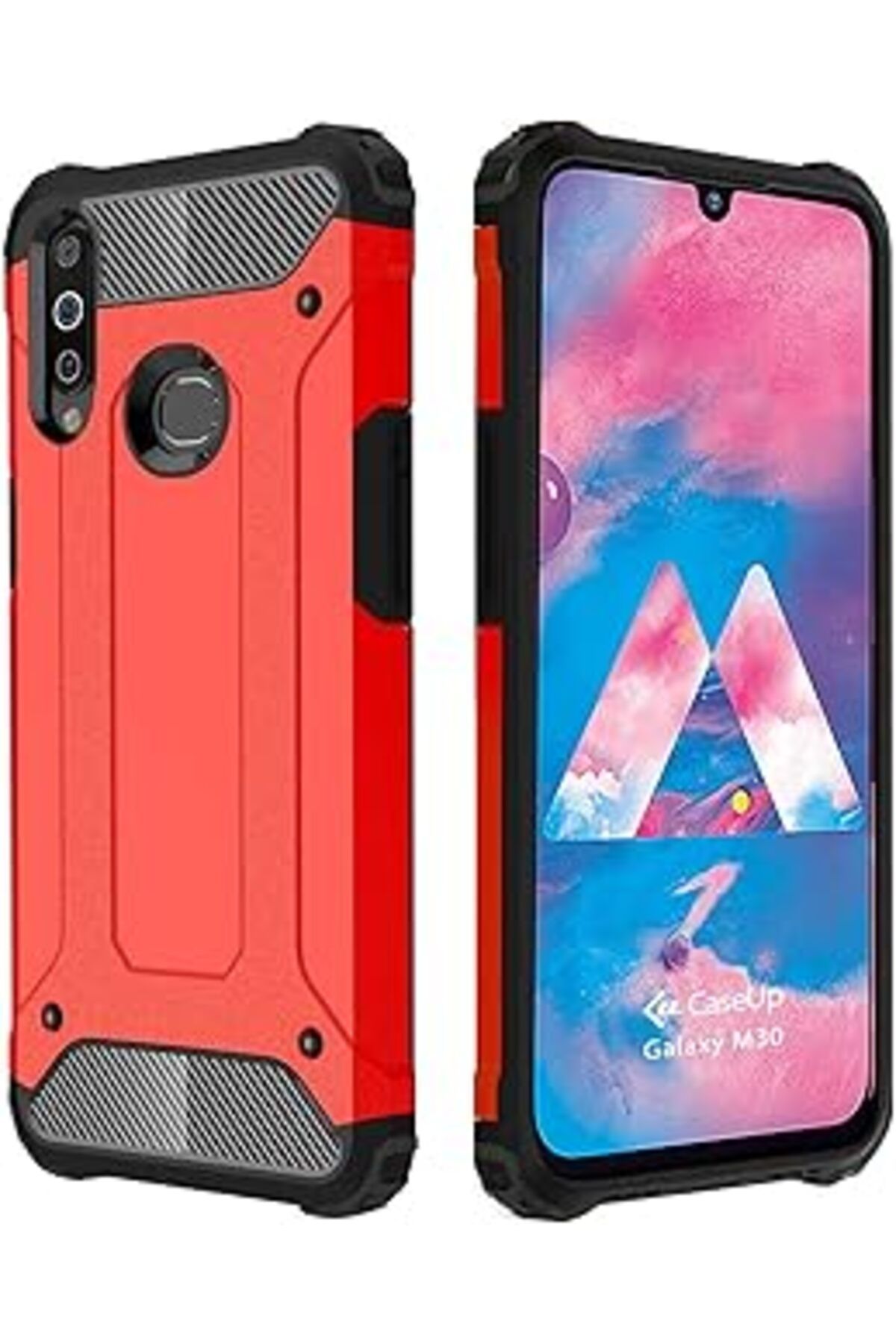 robotrend Caseup Galaxy M30 Uyumlu Kılıf, Caseup Tank Kırmızı