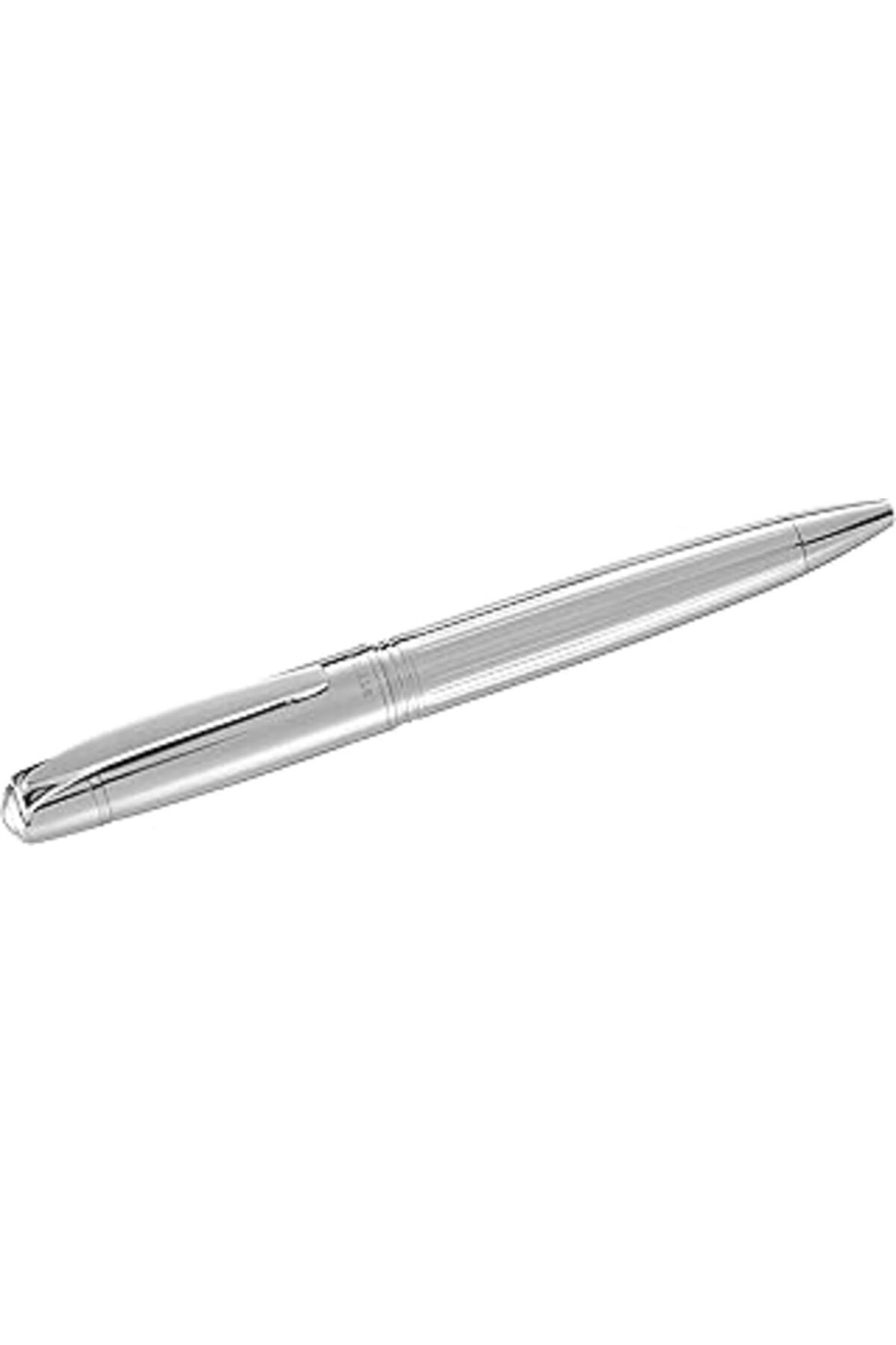 ShopZum Steelpen 0020 Mini Tükenmez Kalem Parlak Krom Tükenmez