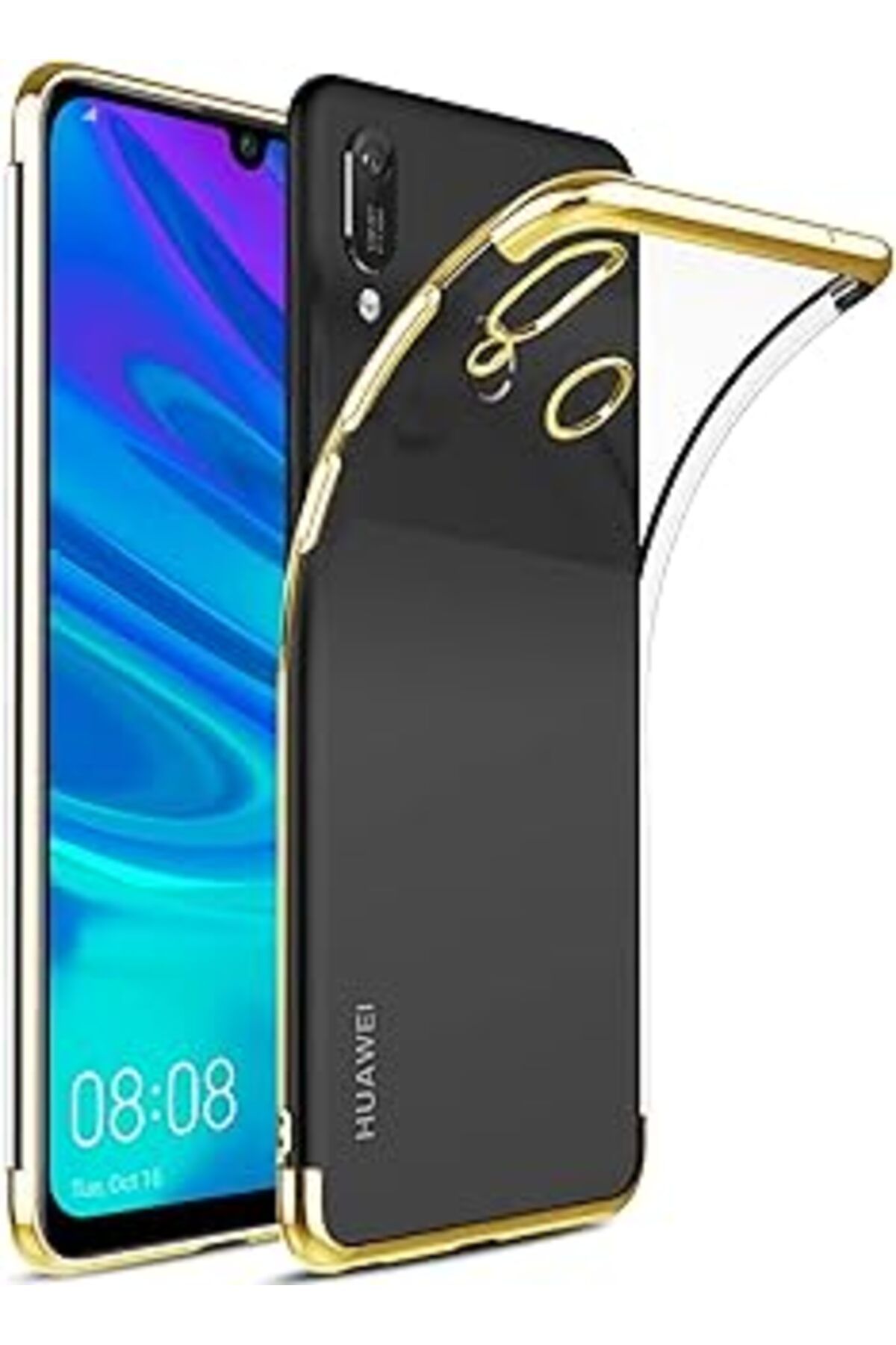 MAGNESİA Huawei Y6 2019 Kılıf Skyfall Transparent Clear