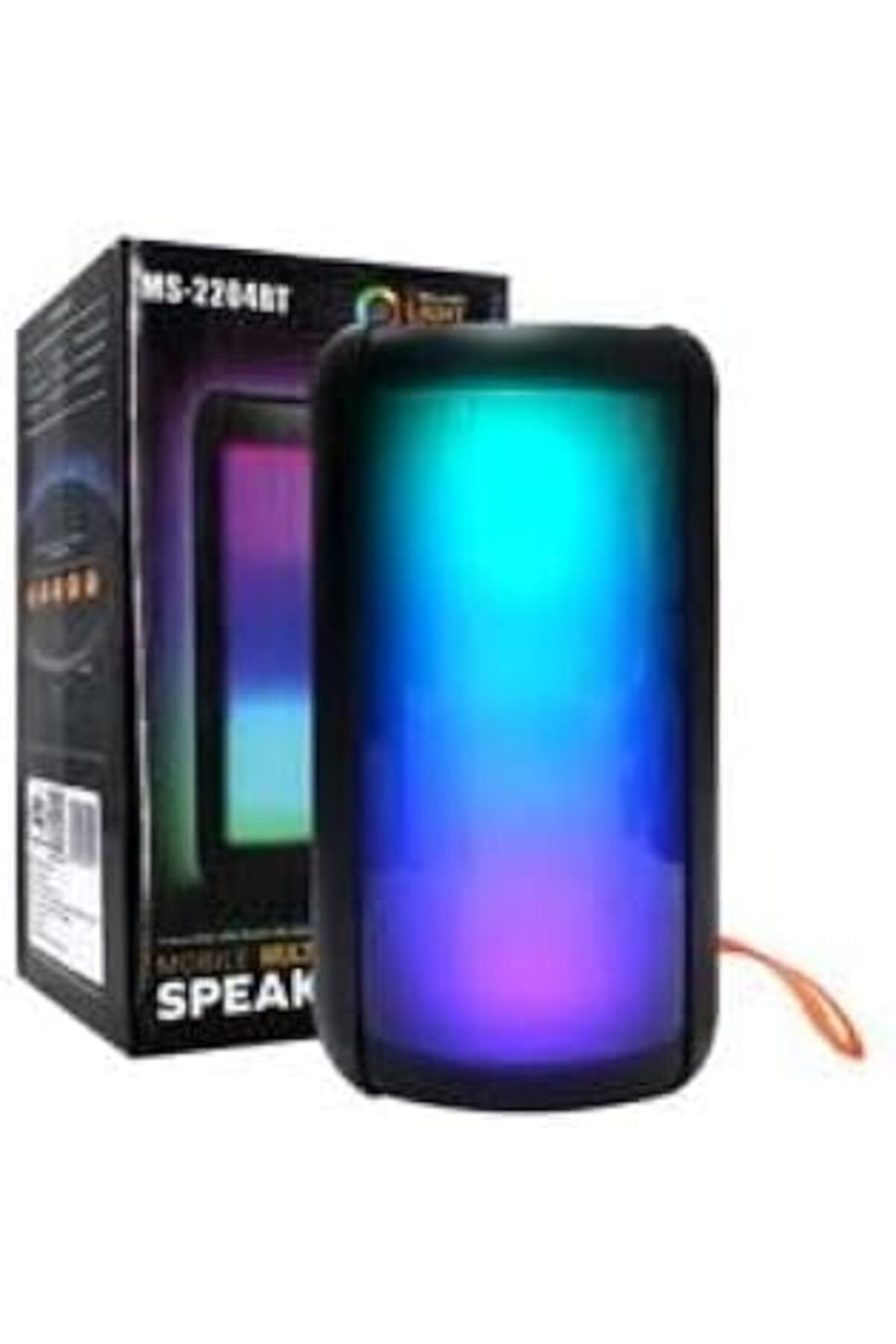 NZM TİCARET Heartz Bluetooth Speaker Süper Kampanya !!!! Led Li Bluetooth Lu Işikli Hoparlör - Cep Telefonu, Ta