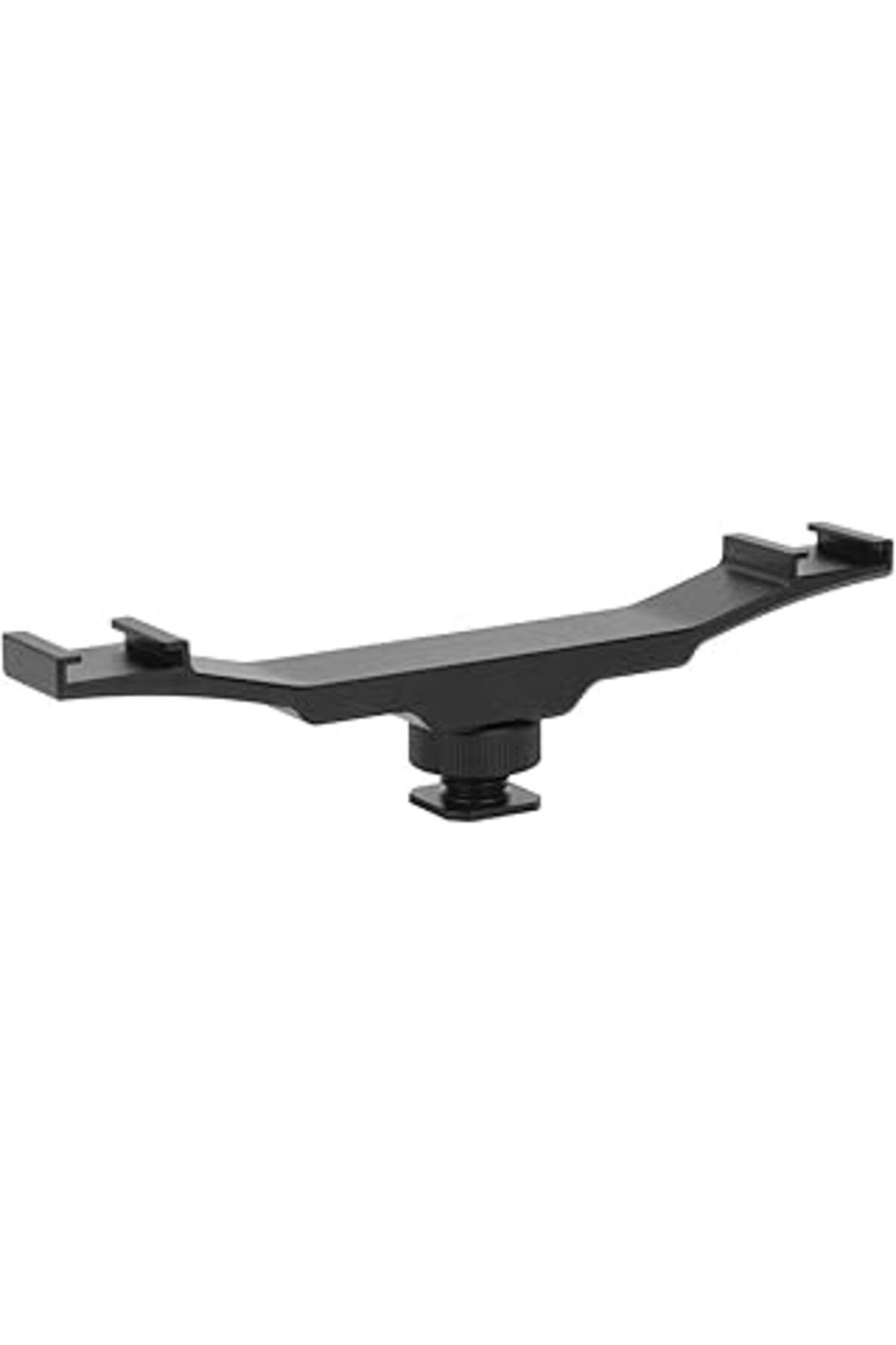 NZM TİCARET Ayex Dslr Için Flaş Bracket Iki Girişli Flaş, Led, Mikrofon Tutucu