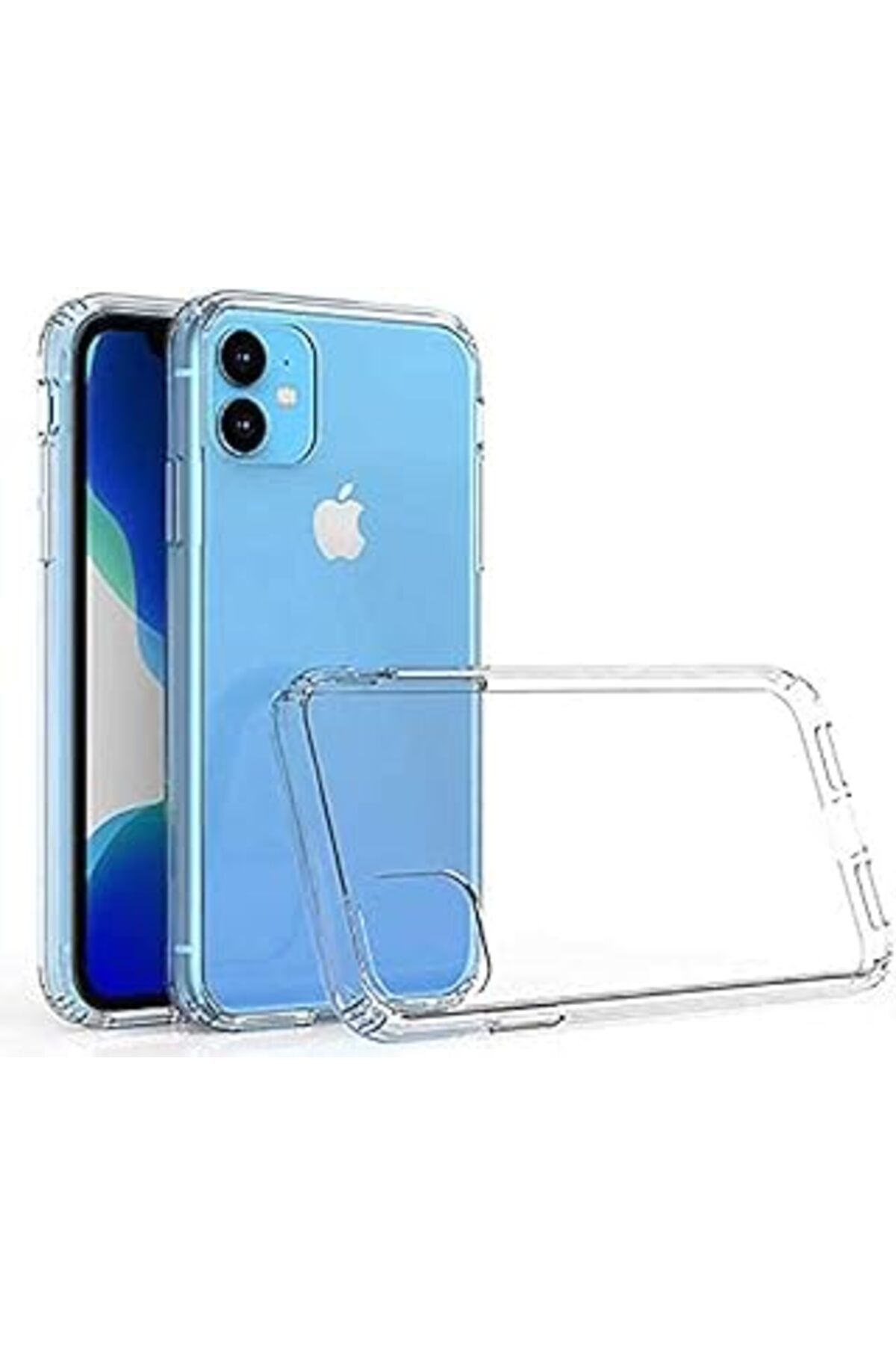 NZM TİCARET Iphone 11 Ile Uyumlu Kılıf Nitro Anti Shock Köşeleri Çıkıntılı Koruyucu Silikon,Şef