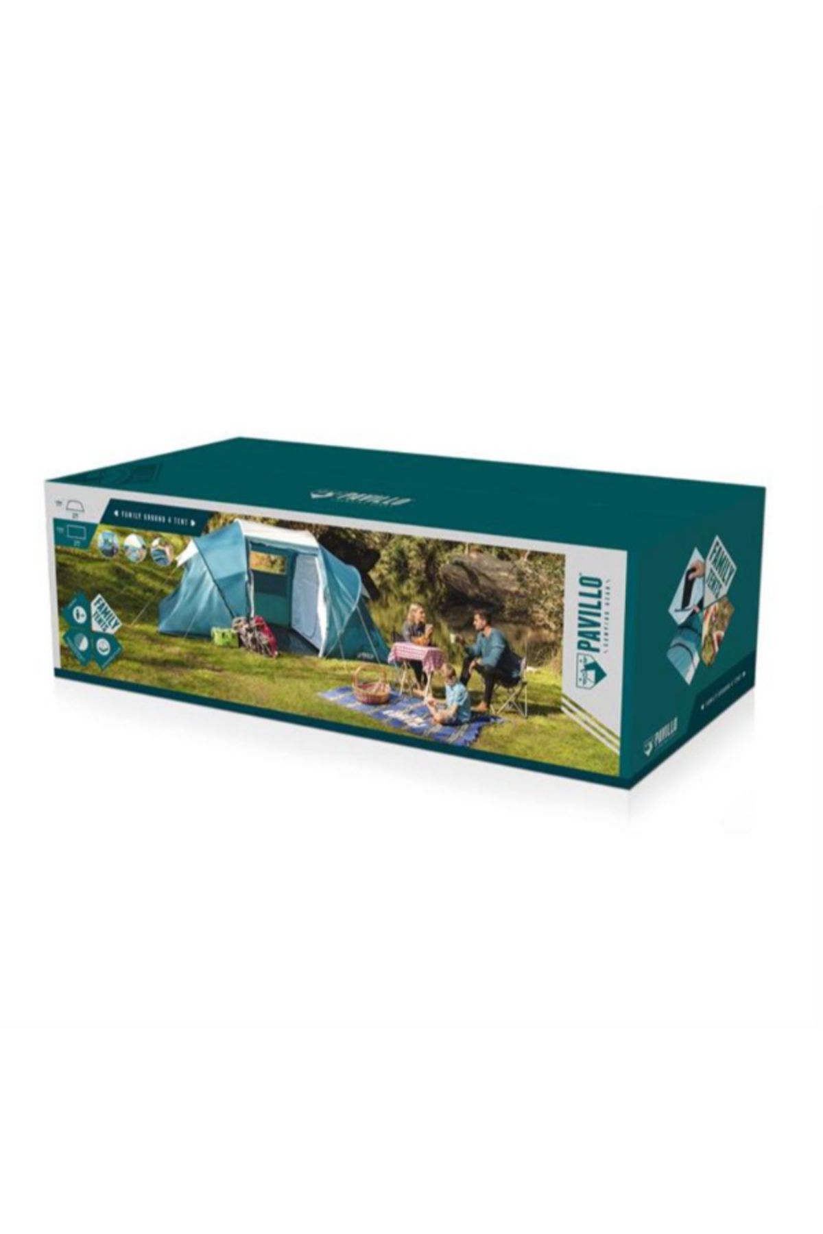 BESTWAY-Pavillo-Family Ground 4Person Tent 4.60Mx2.30Mx1.85M 4