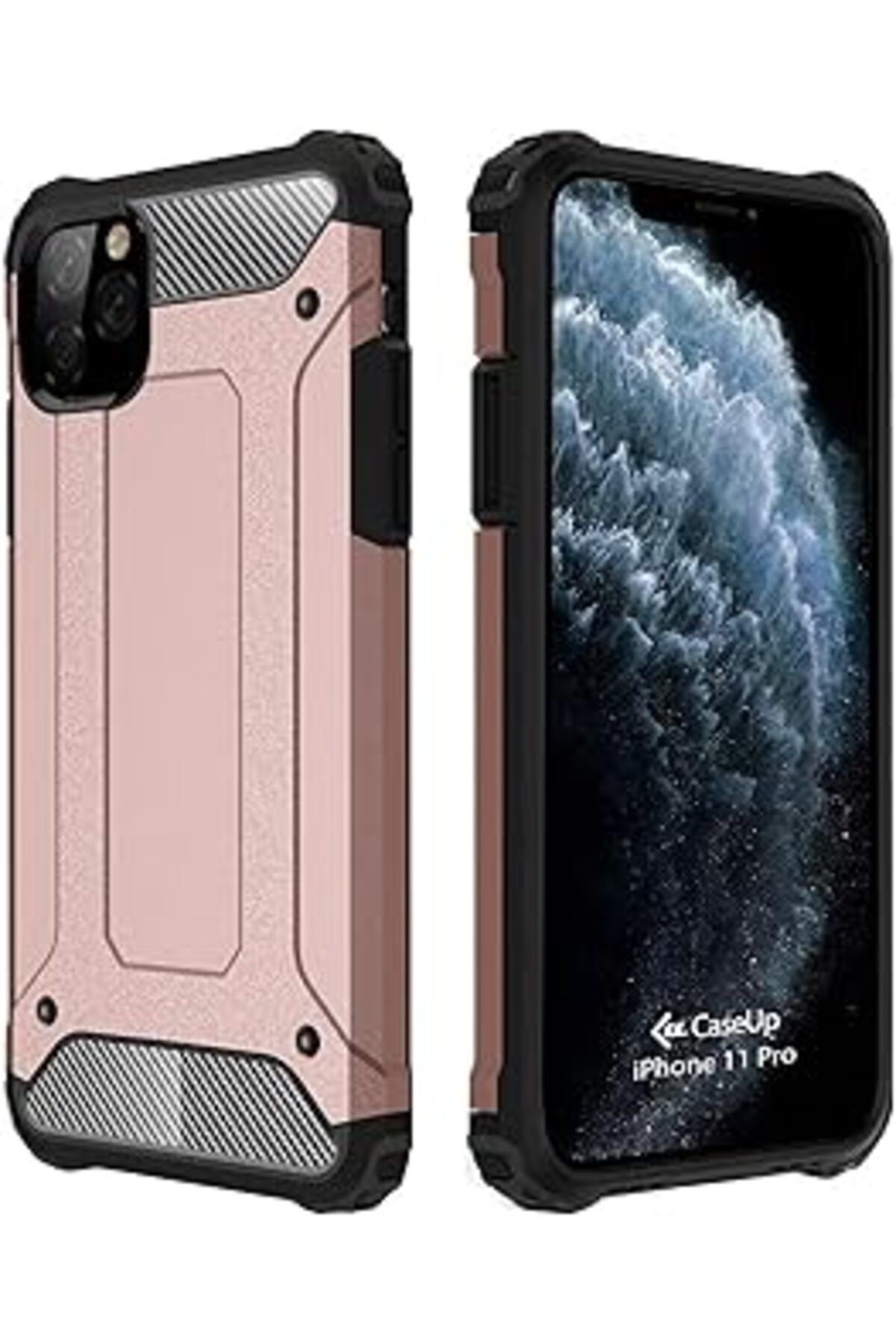 EDALKILIÇ Caseup Iphone 11 Pro Uyumlu Kılıf, Caseup Tank Rose