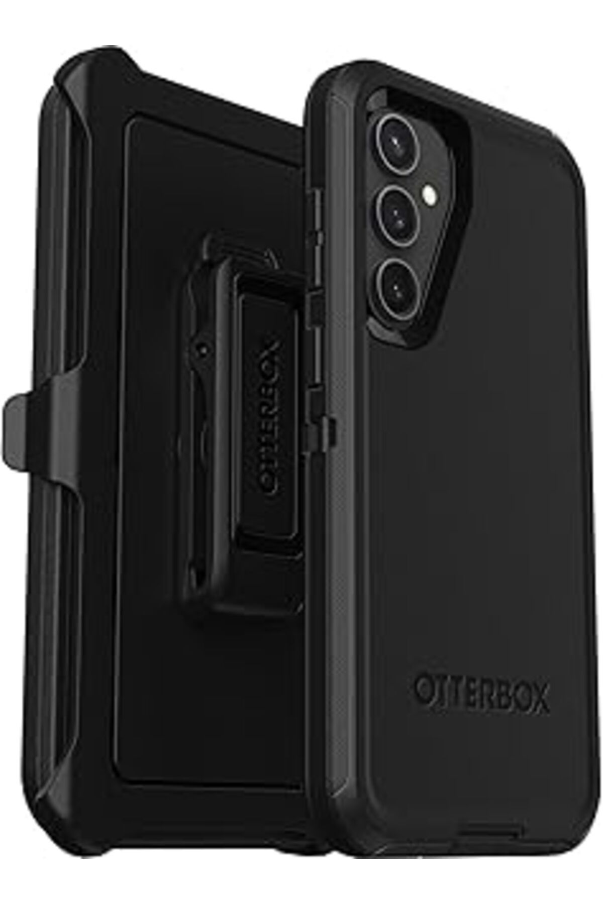 NZM TİCARET Otterbox Galaxy S23 Fe Defender Serisi Kılıf - SiYah, Sağlam Ve Dayanıklı, Bağlantı Noktası Korumal