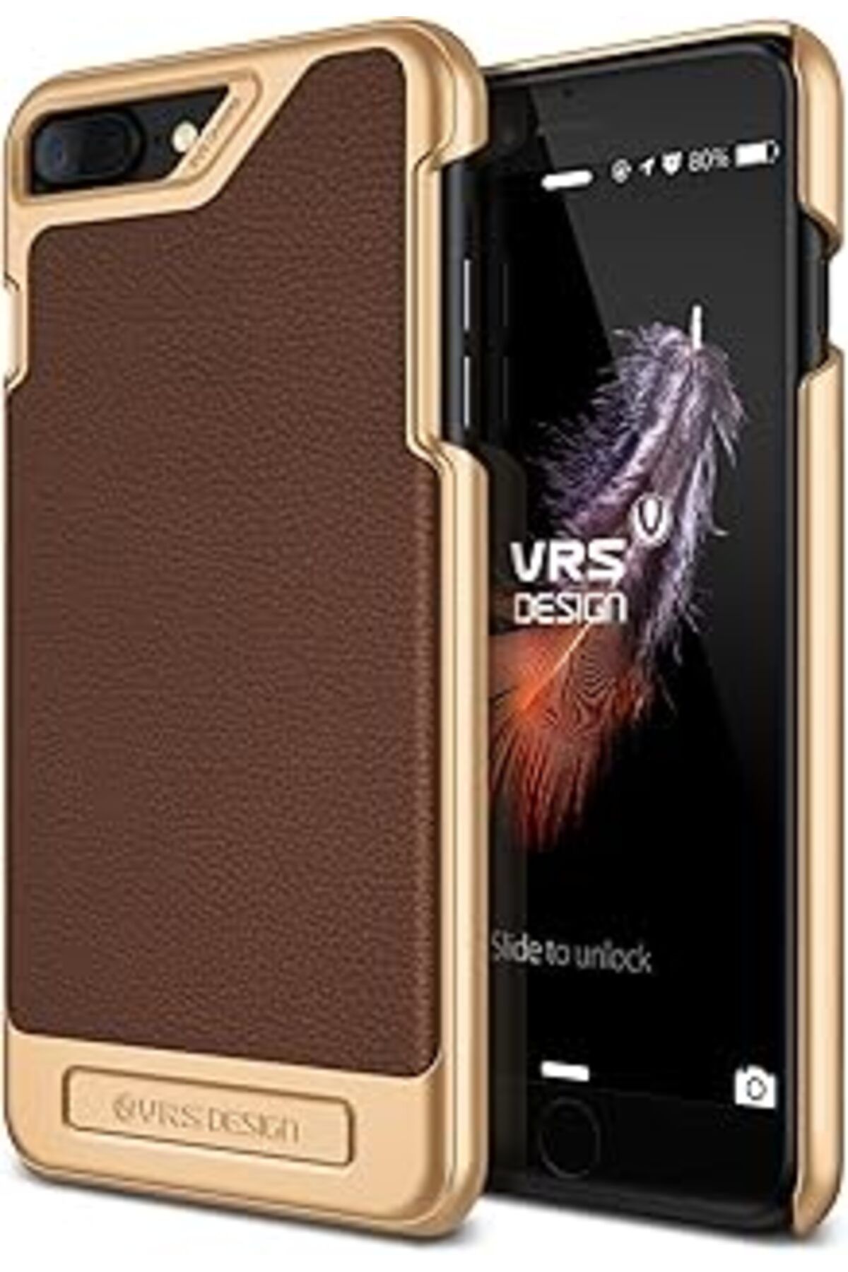 robotrend Vrs Design Vrssmip8P Iphone 8 Plus/ 7 Plus Simpli Mod Kılıf, Arka Kapak Kahverengi