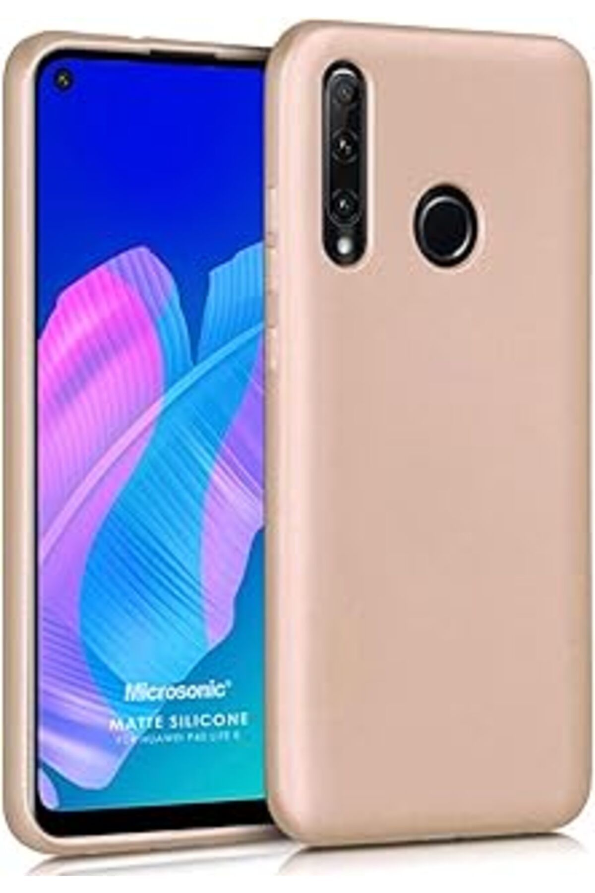 MAGNESİA Matte Silicone Huawei P40 Lite E Için Kılıf [P40 Lite E Ile Uyumlu Kılıf - ]