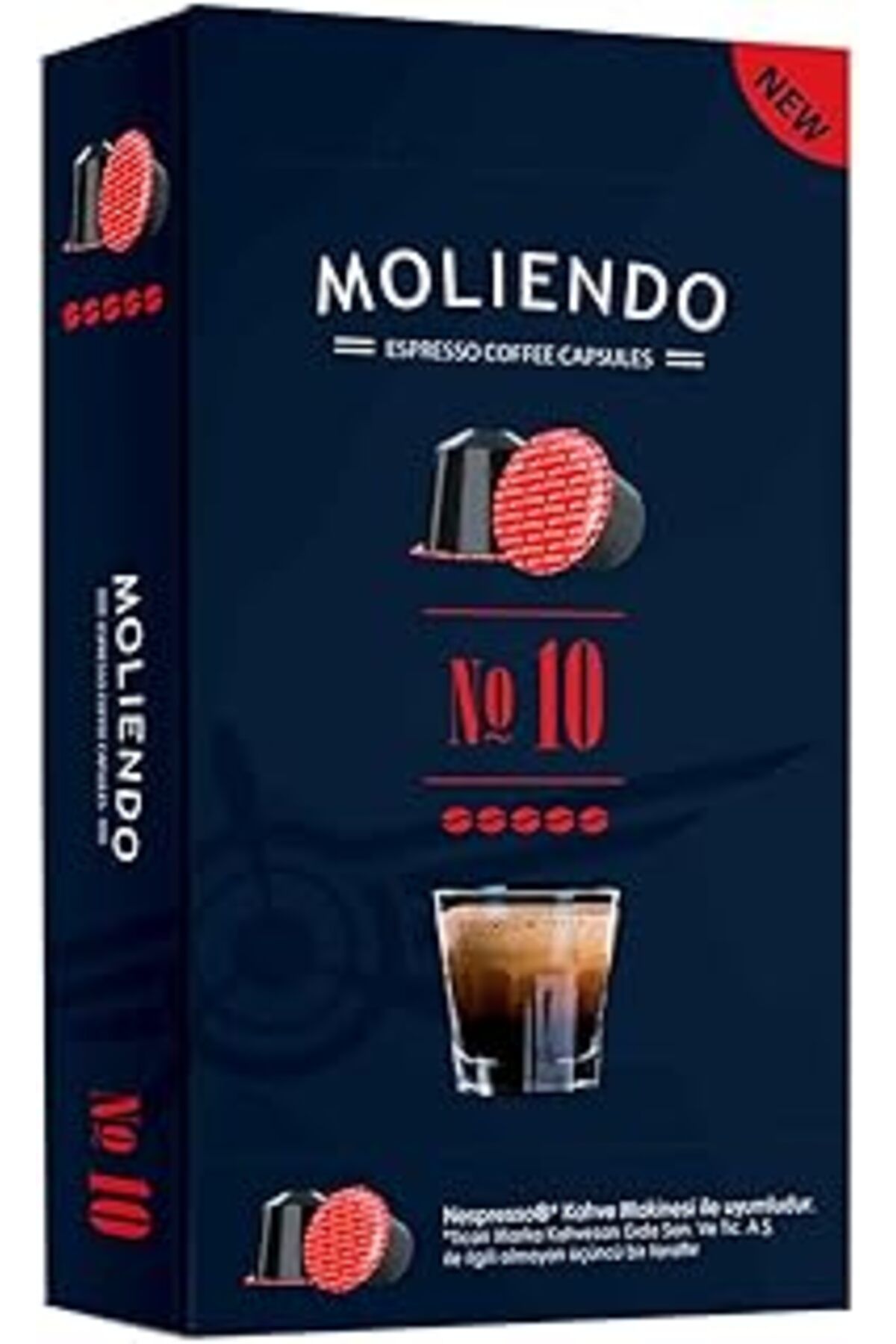 ALKAP Moliendo Finest Coffee Capsule No:10 (10 Adet Uyumlu Kapsül)