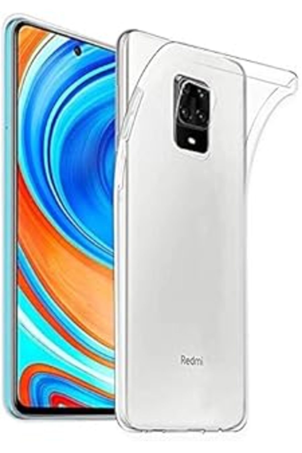 feifei Gpack Mi Redmi Note 9 Pro Kılıf Süper Silikon Yumuşak Arka Koruma Renksiz