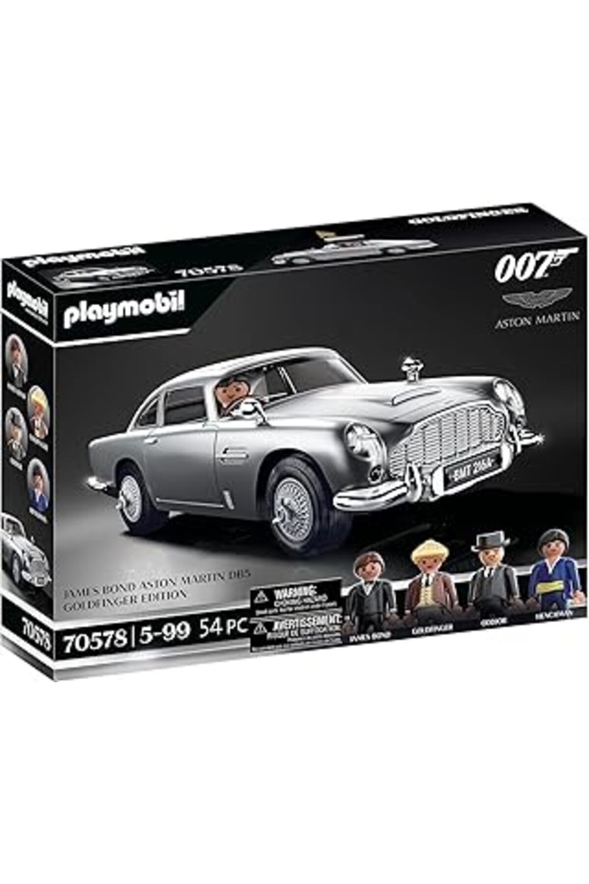 NZM TİCARET Playmobil 70578 James Bond Aston Martin Db5 - Finger Sürümü, James Bond Hayranları, Koleksiyone