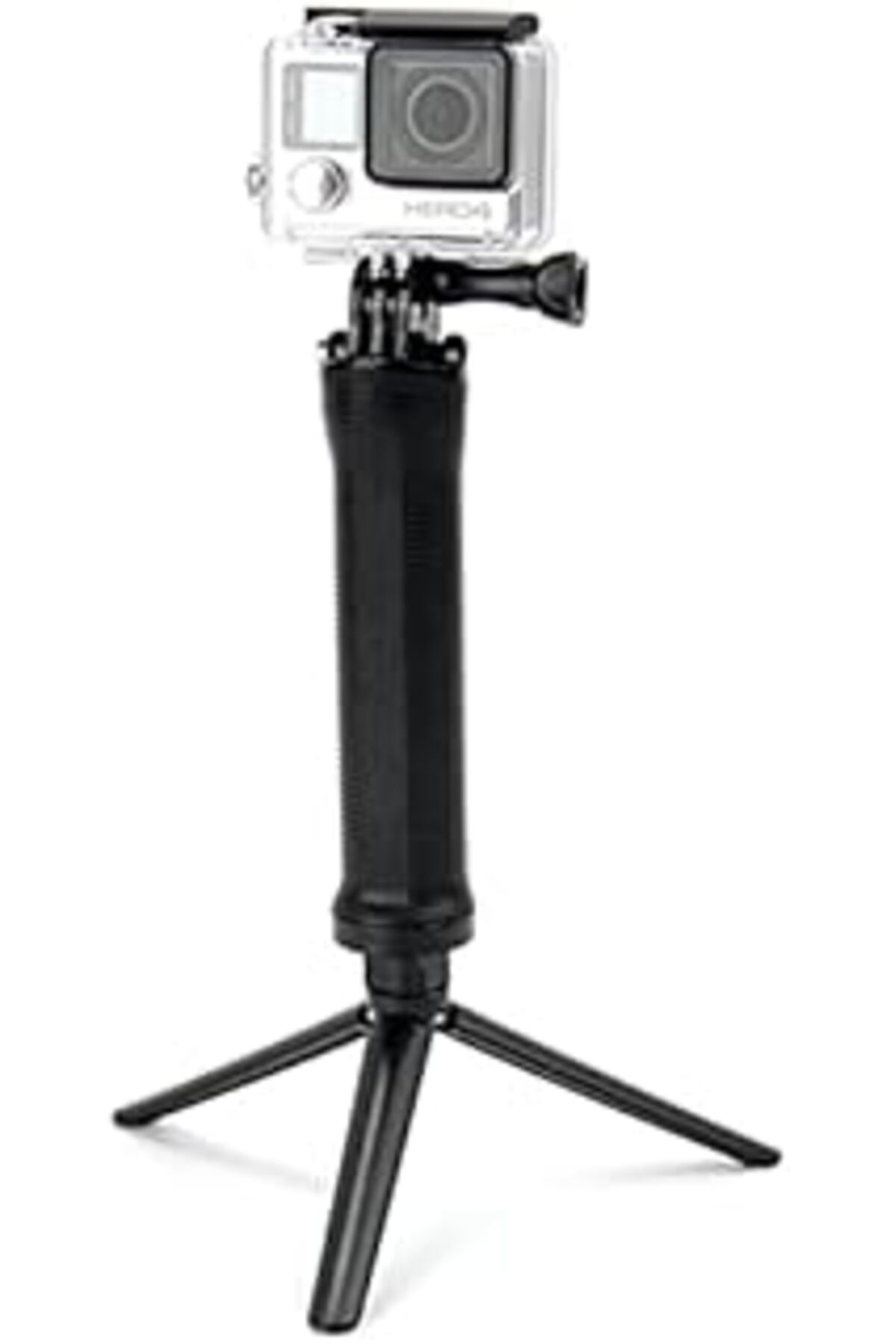 NZM TİCARET Aksiyon Kameralar Ve Gopro Ile Uyumlu Monopod Çubuğu Stand Mini Tripod 3In1