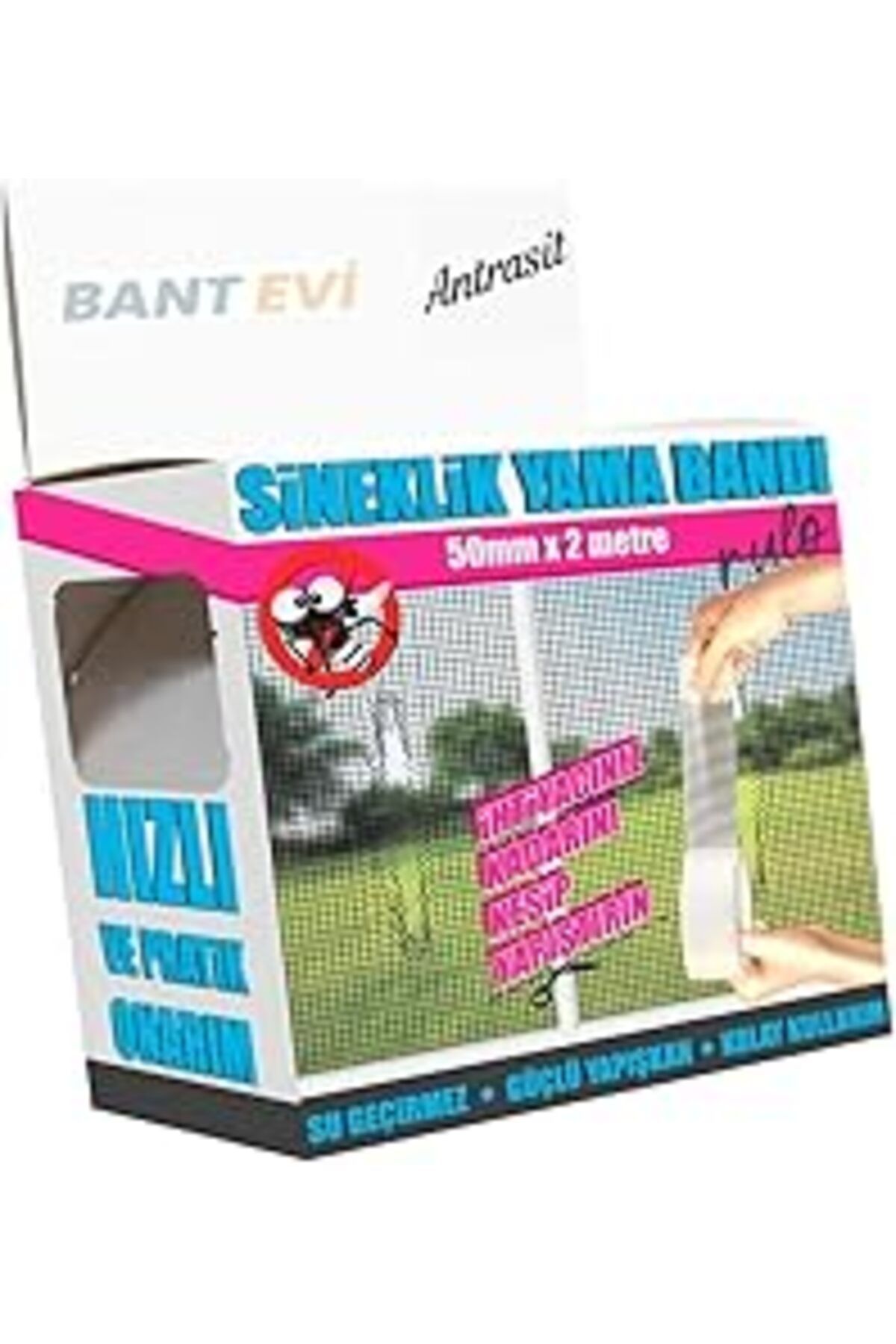 NZM TİCARET Bant Evi Sineklik Tamir Bandı 50Mmx2M Sineklik Yama Bandı